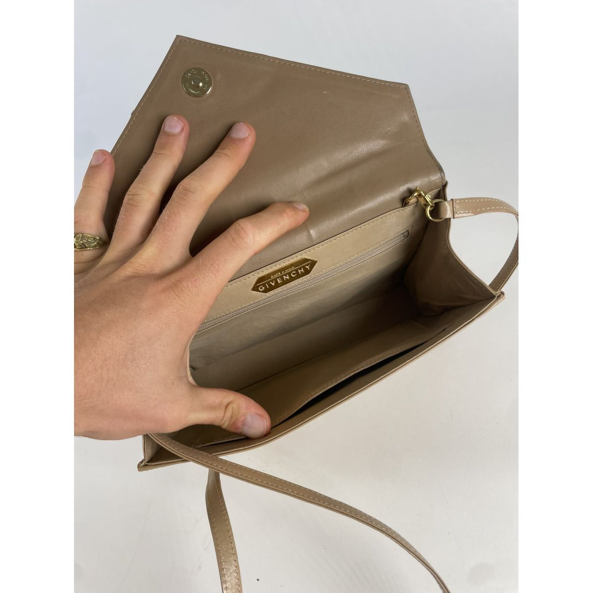 Givenchy 4G Brown Leather Handbag Size ONE SIZE - 3 Thumbnail