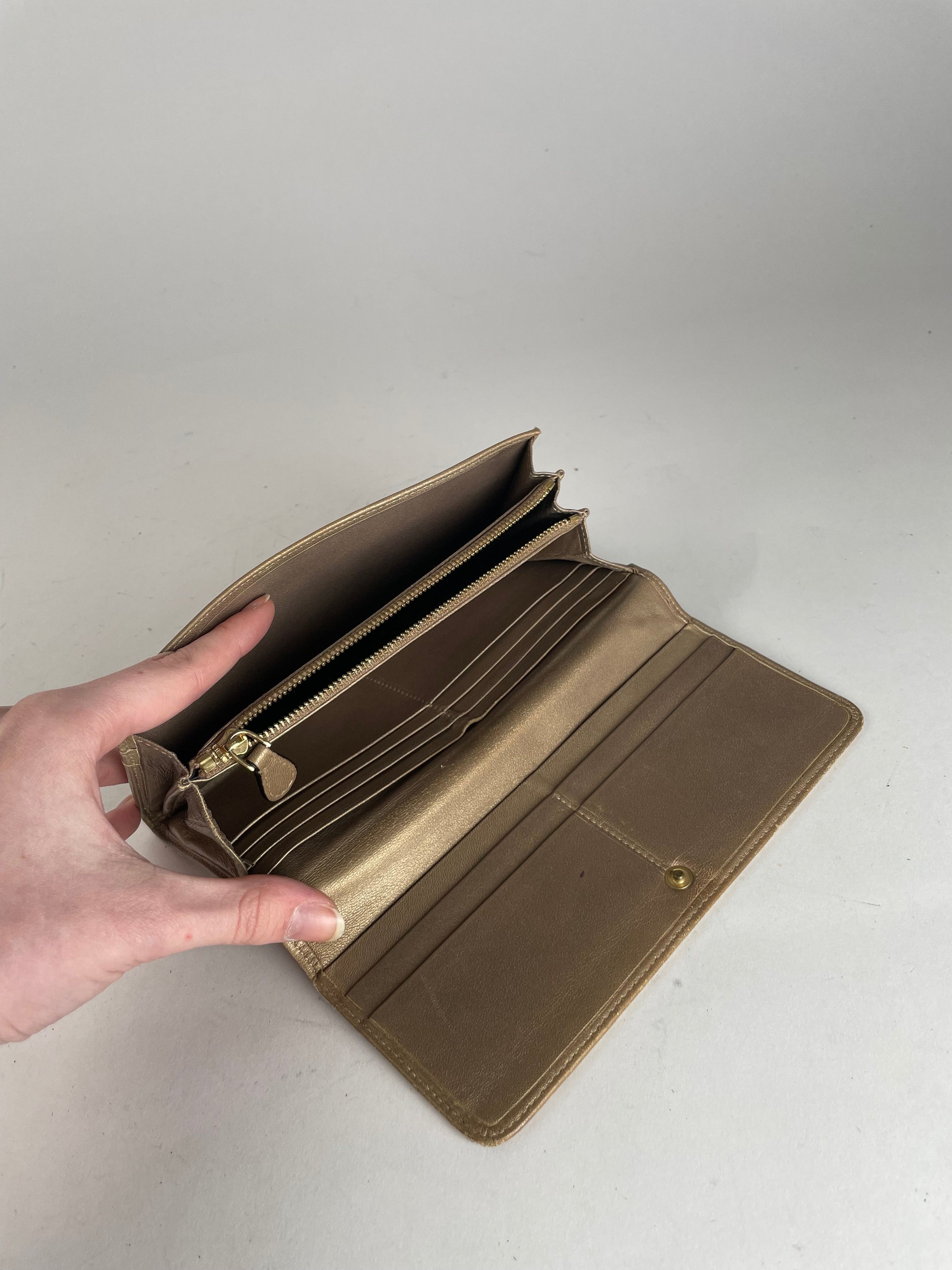 Loewe Vintage Madrid Puzzle Leather Wallet Golden Size ONE SIZE - 10 Thumbnail