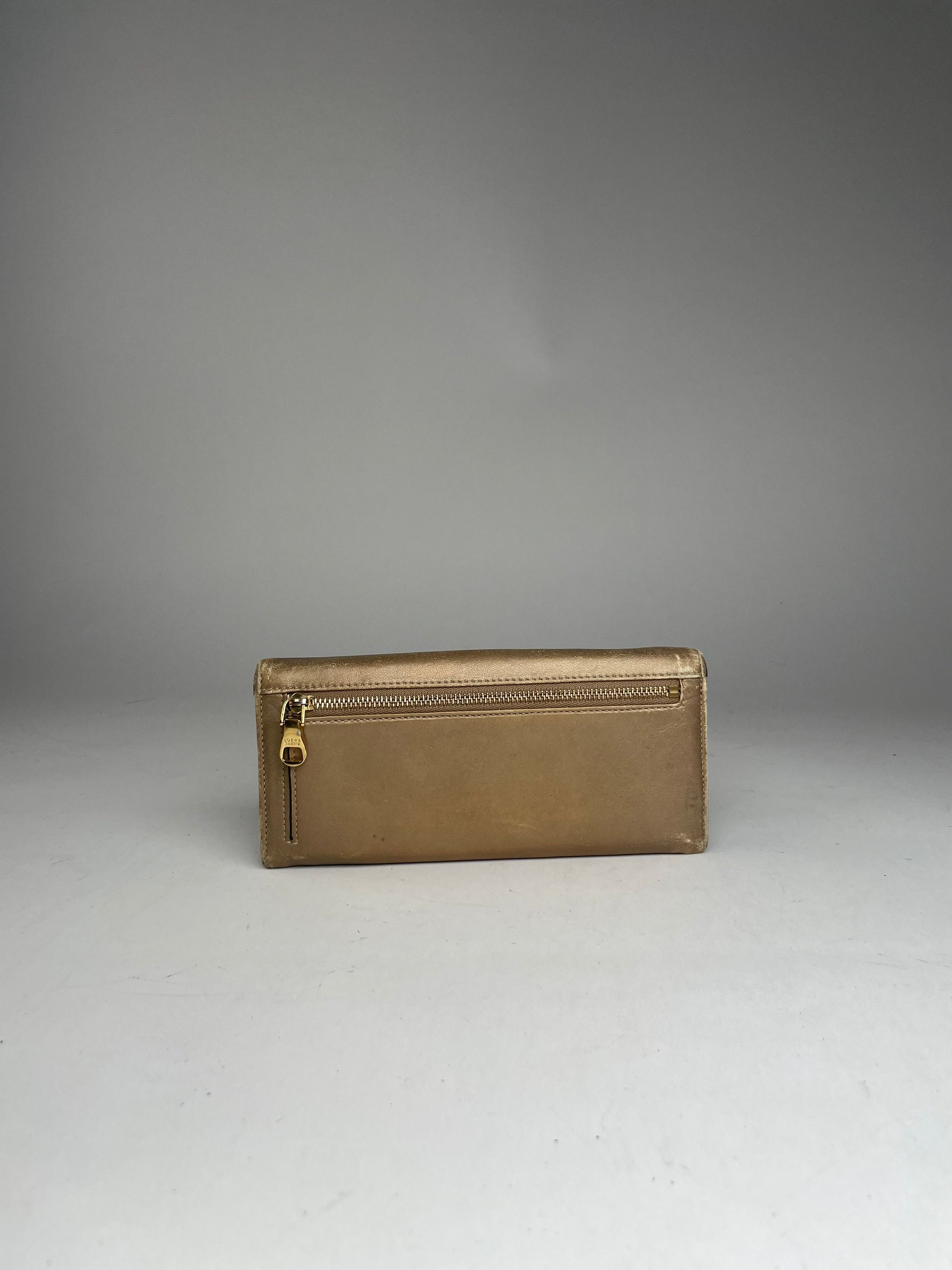 Loewe Vintage Madrid Puzzle Leather Wallet Golden Size ONE SIZE - 7 Thumbnail