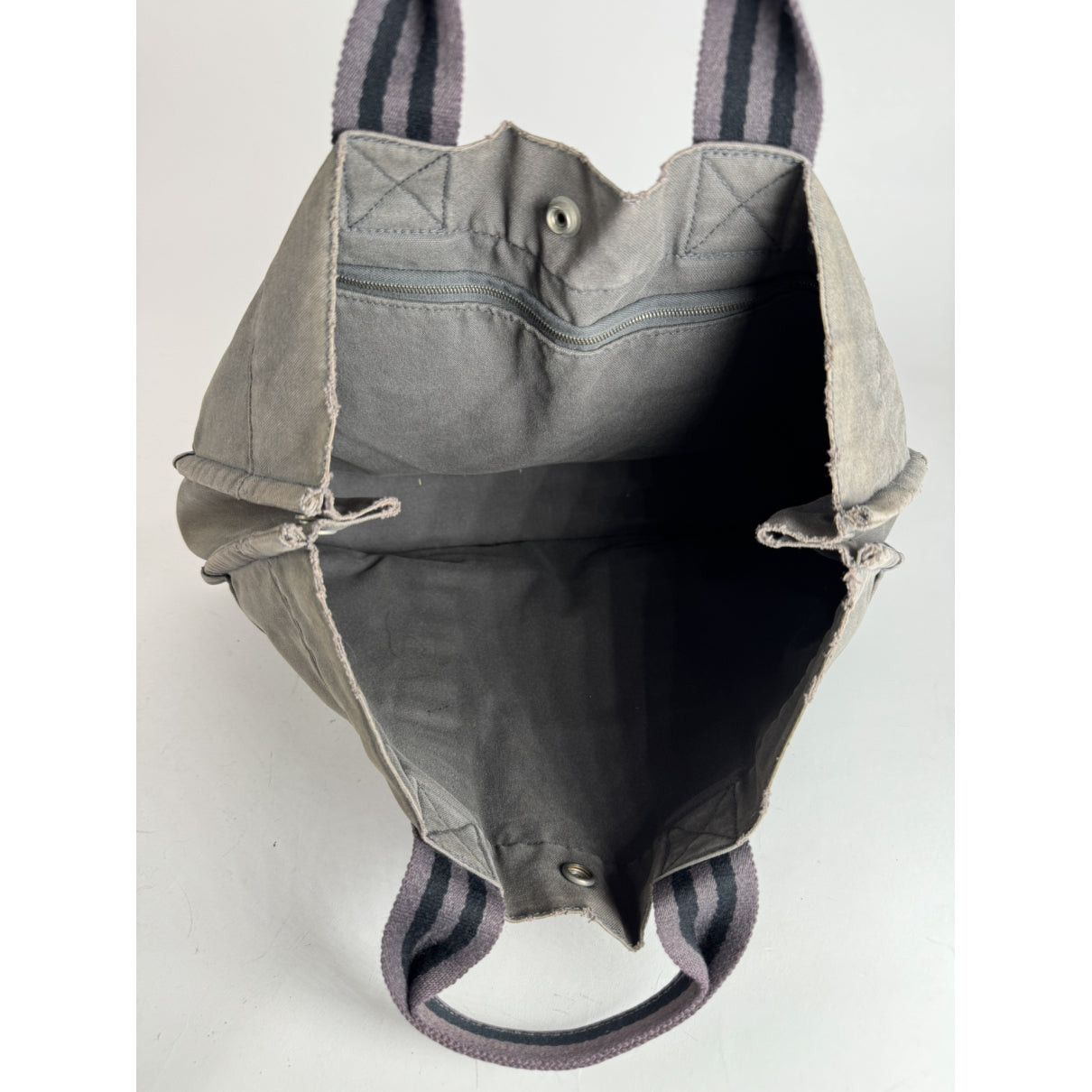 Other Hermès Grey Cotton Handbag Size ONE SIZE - 2 Thumbnail