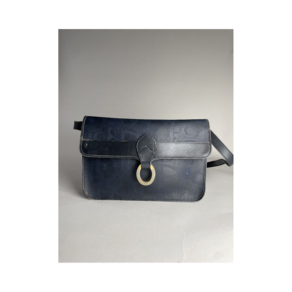 Dior 30 Montaigne Chain Navy Leather Handbag Size ONE SIZE - 5 Thumbnail