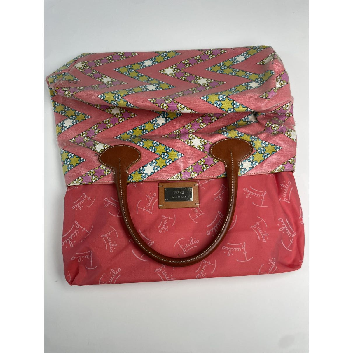 Emilio Pucci Red Leather Handbag Size ONE SIZE - 3 Thumbnail