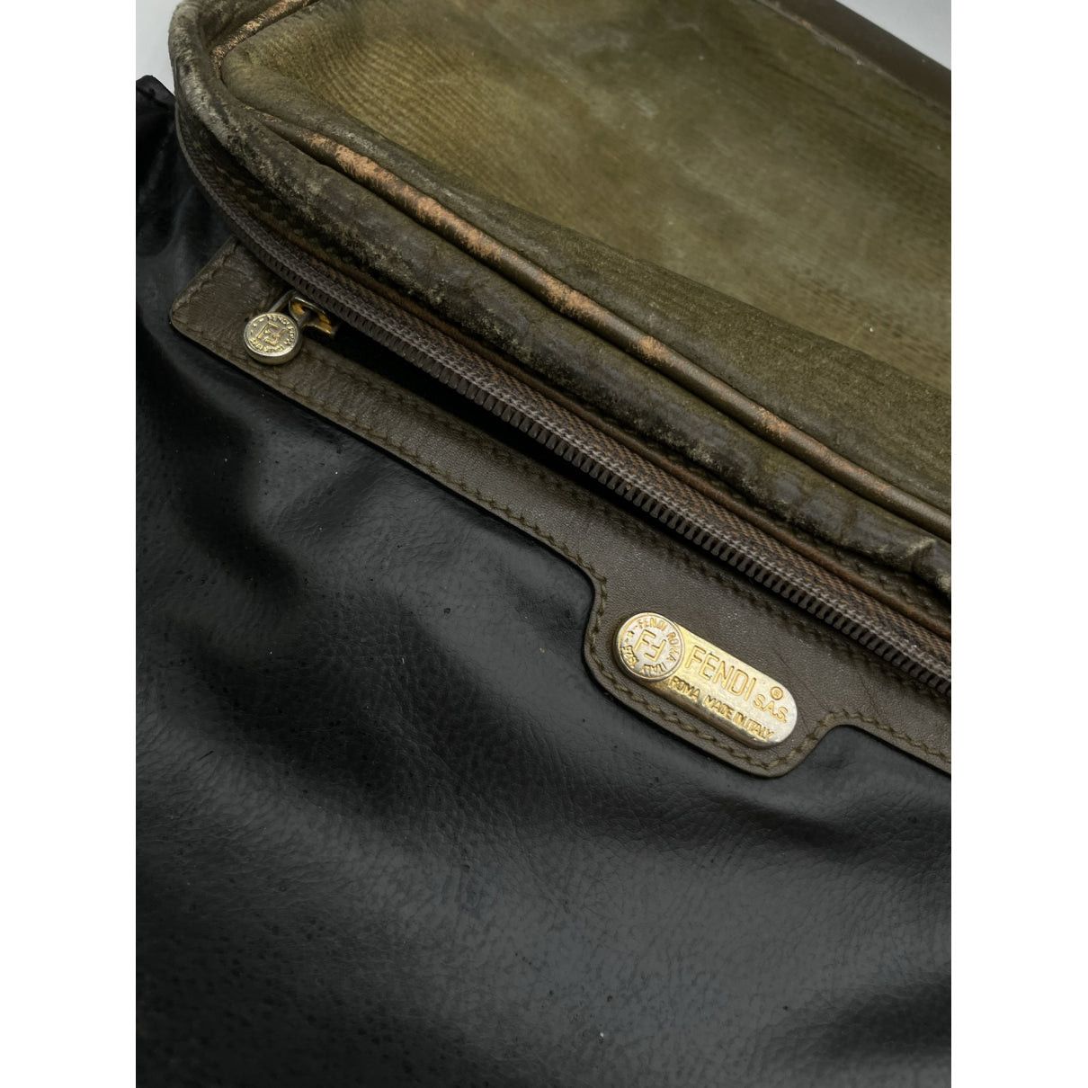 Fendi Baguette Green Cotton Handbag Size ONE SIZE - 4 Thumbnail