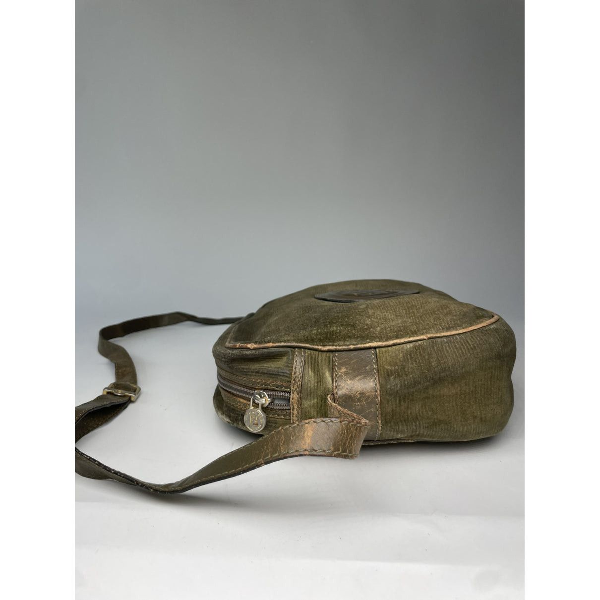 Fendi Baguette Green Cotton Handbag Size ONE SIZE - 5 Thumbnail