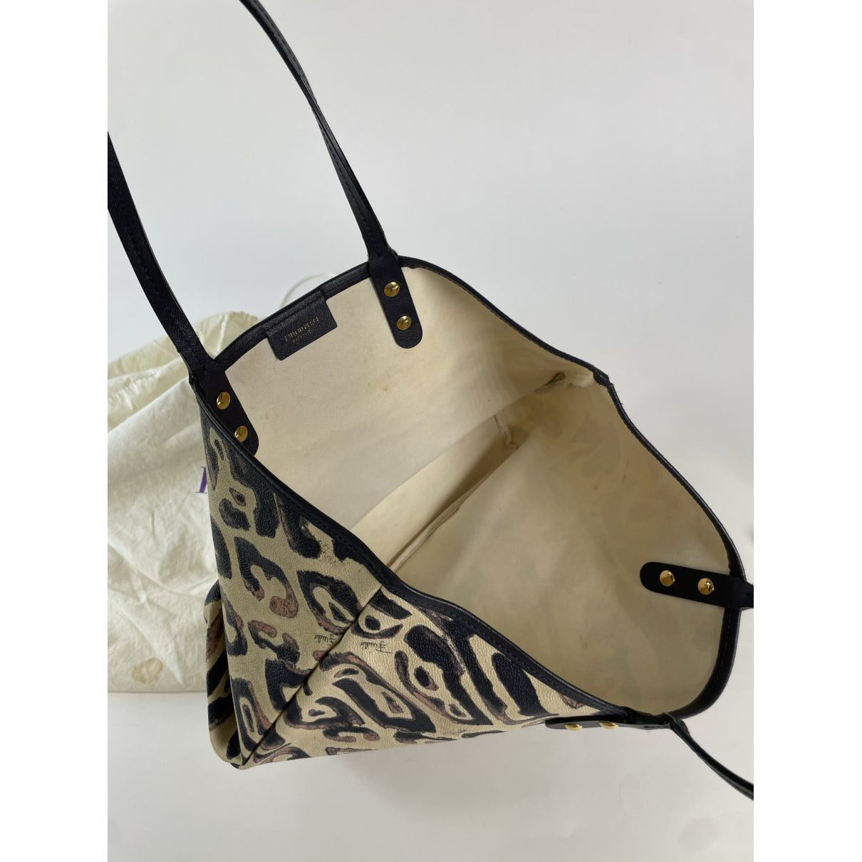 Emilio Pucci Black Leather Handbag Size ONE SIZE - 2 Thumbnail