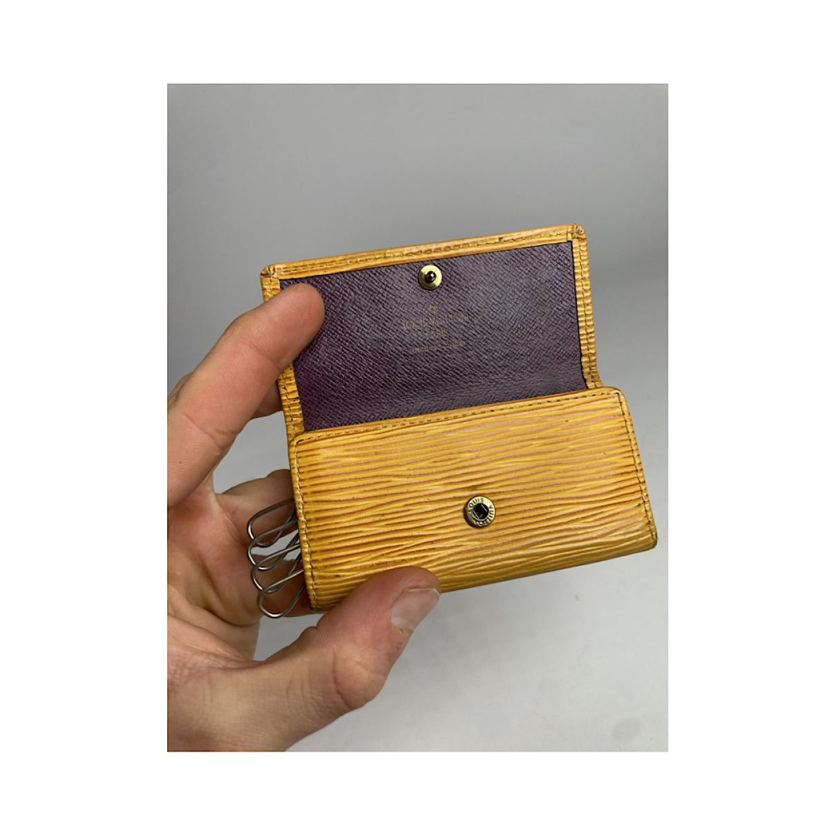 Louis Vuitton Dauphine Yellow Leather Purse Size ONE SIZE - 3 Thumbnail