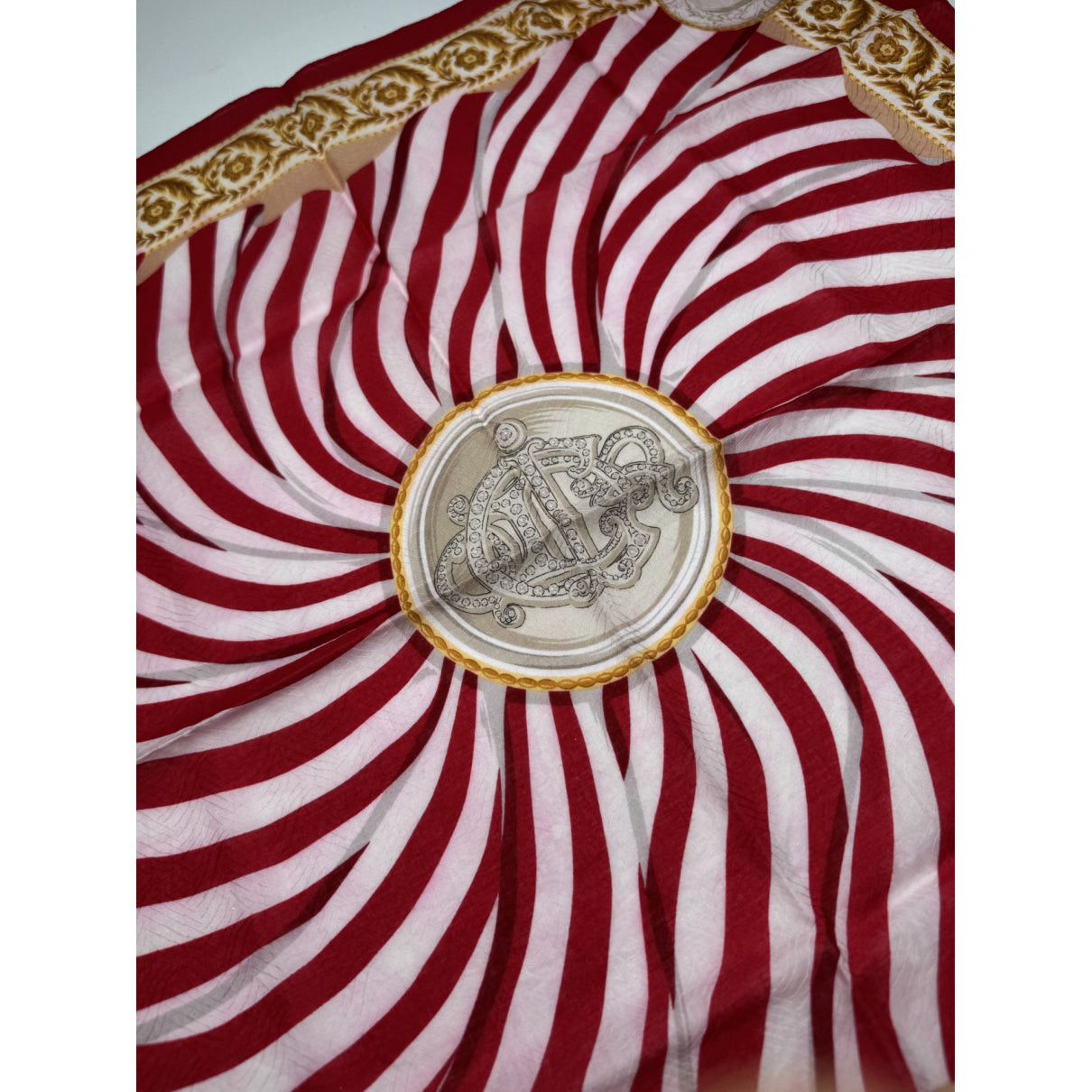 Dior Mitzah ABC Red Silk Scarf Size ONE SIZE - 3 Thumbnail