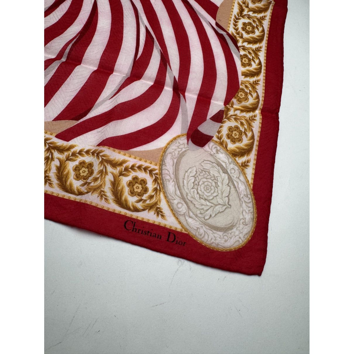 Dior Mitzah ABC Red Silk Scarf Size ONE SIZE - 2 Thumbnail