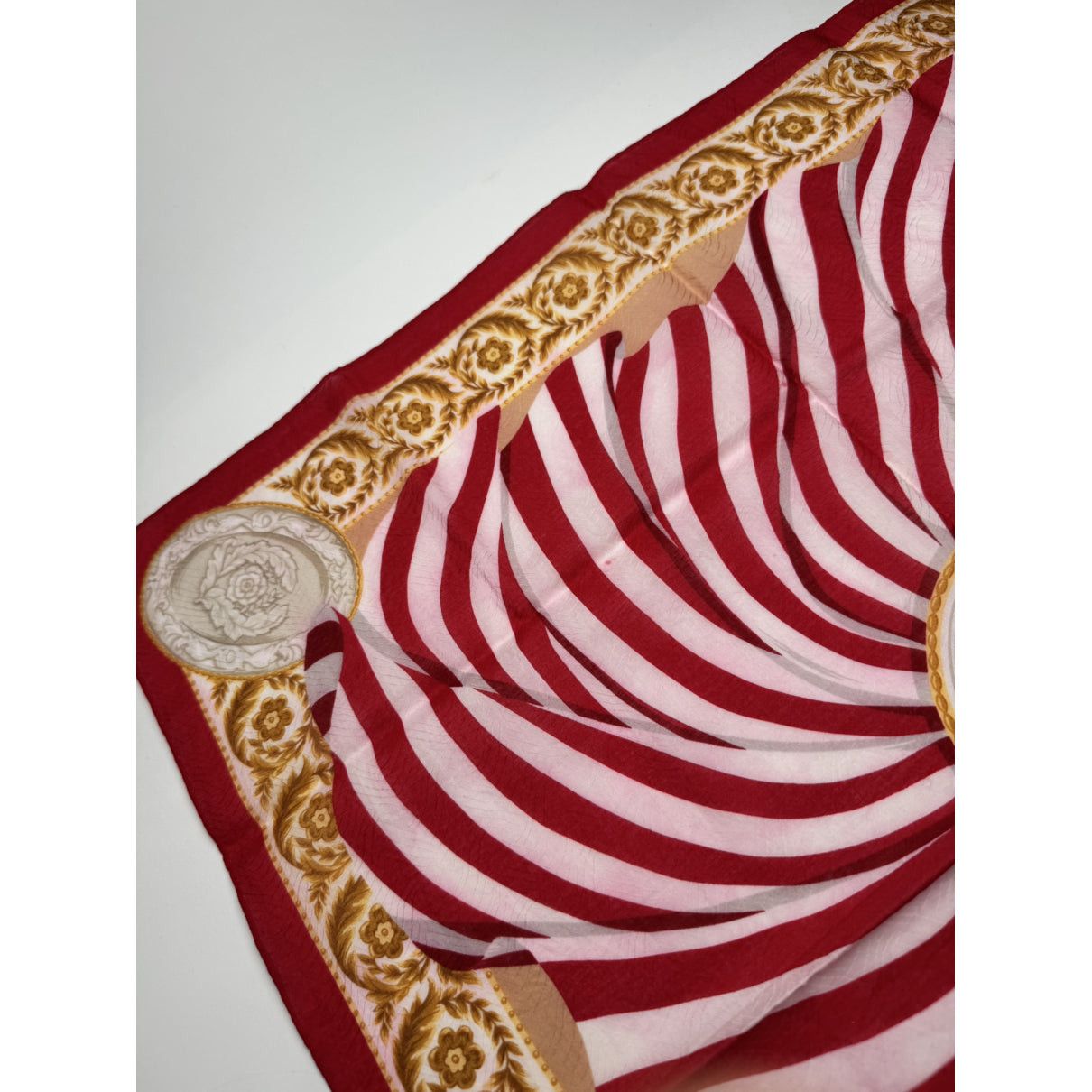 Dior Mitzah ABC Red Silk Scarf Size ONE SIZE - 4 Thumbnail