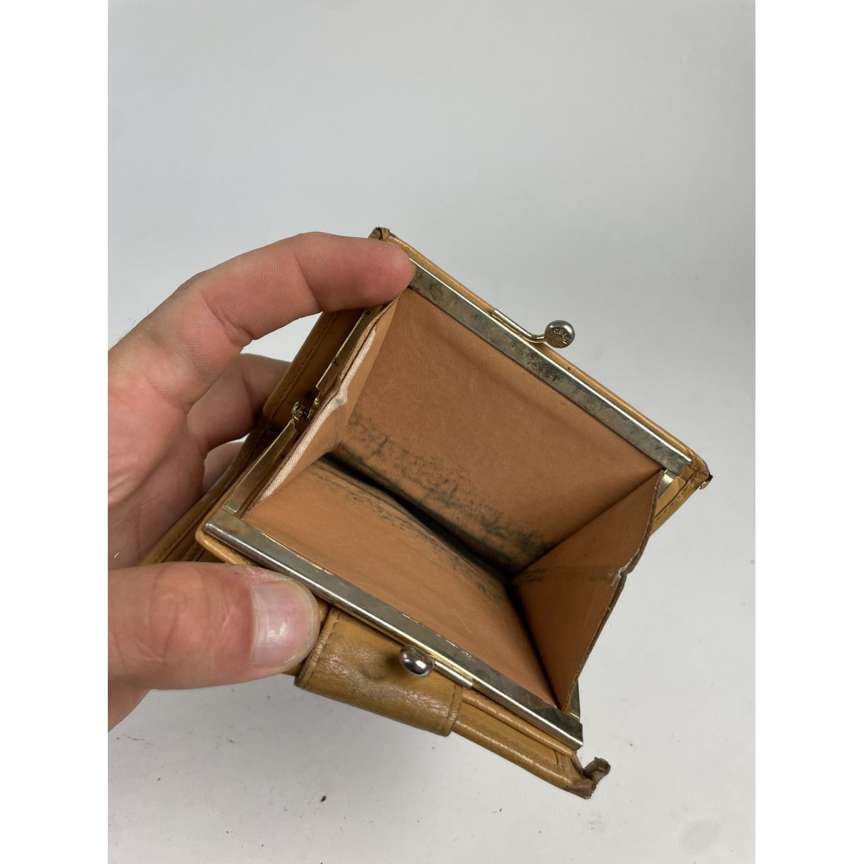 Celine Triomphe Beige Leather Wallet Size ONE SIZE - 5 Thumbnail