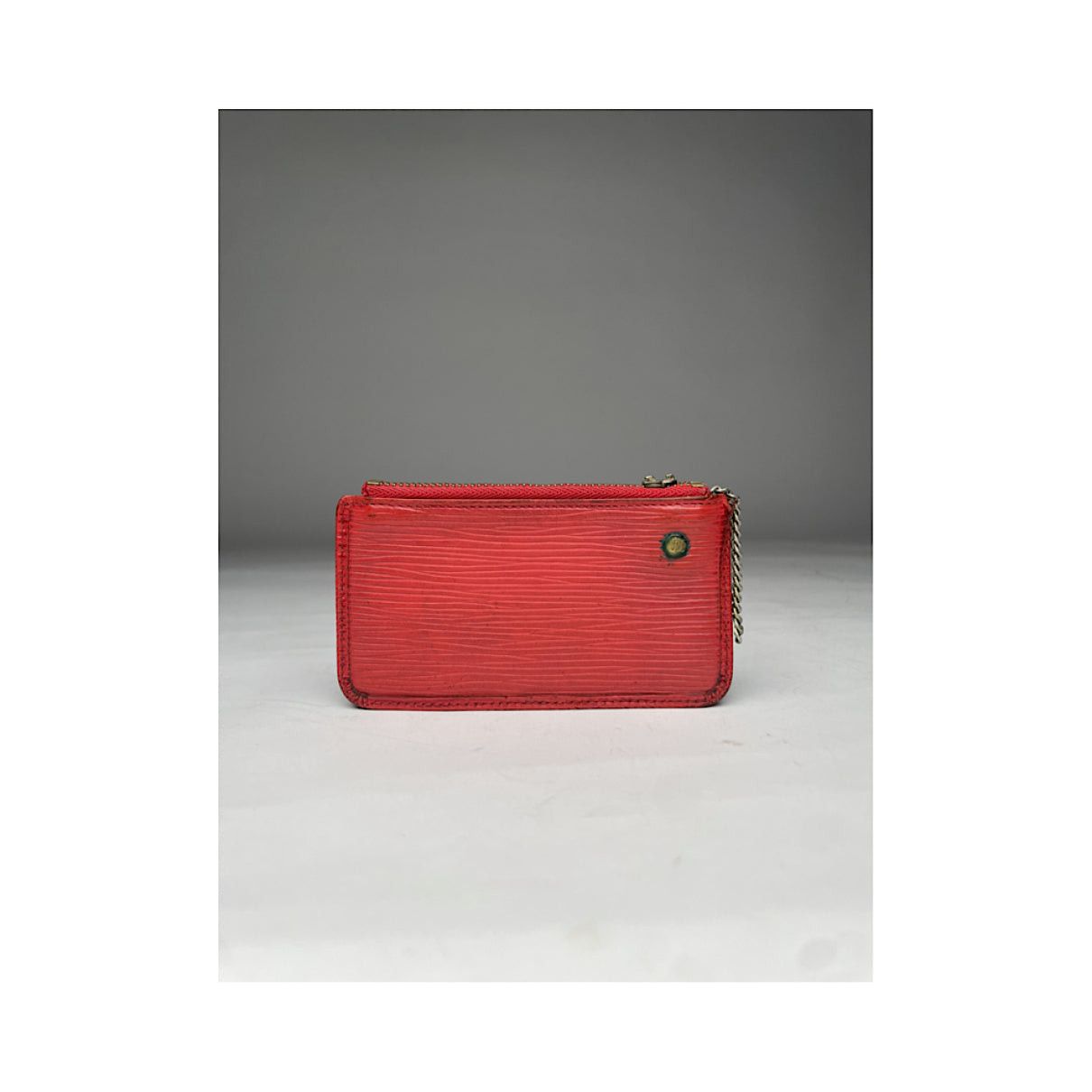 Louis Vuitton Red Leather Purse Size ONE SIZE - 3 Thumbnail