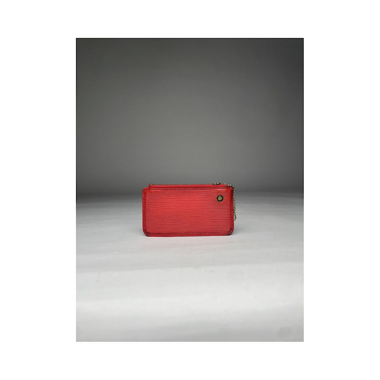 Louis Vuitton Red Leather Purse Size ONE SIZE - 2 Thumbnail