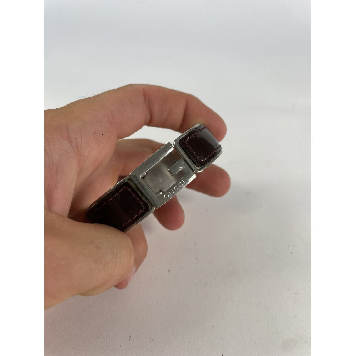 Gucci GG Running Silver Steel Bracelet Size ONE SIZE - 3 Thumbnail
