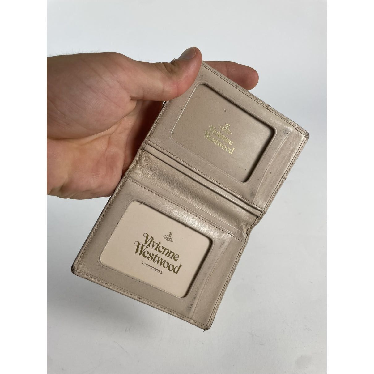 Vivienne Westwood Beige Leather Purse Size ONE SIZE - 3 Thumbnail