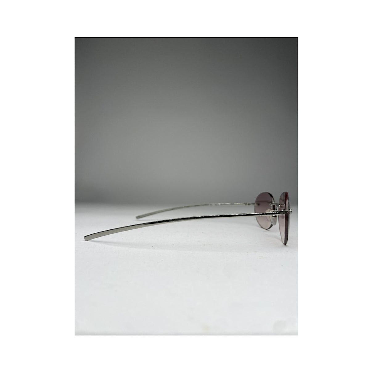 Gucci Purple Metal Sunglasses Size ONE SIZE - 4 Thumbnail