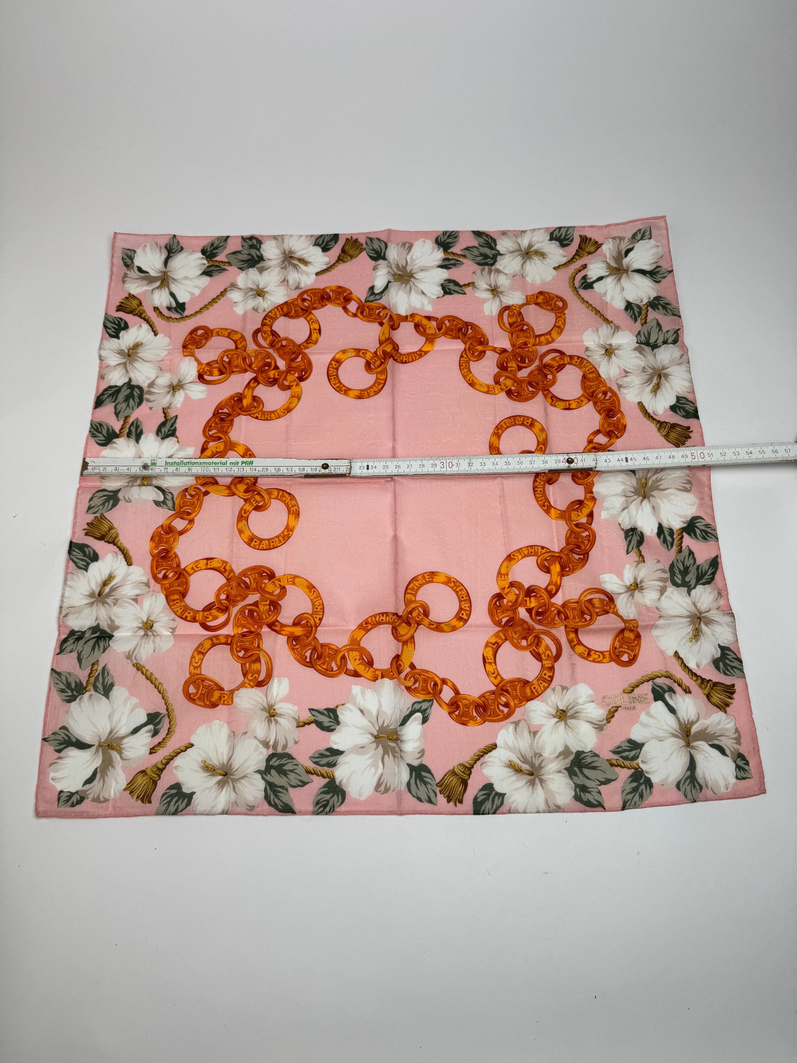 Celine Vintage Paris Silk/Canvas Scarf Size ONE SIZE - 6 Thumbnail
