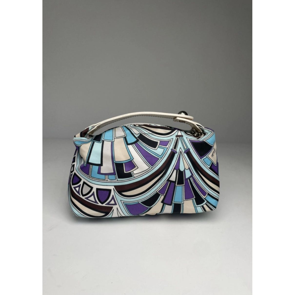 Emilio Pucci Blue Cotton Handbag Size ONE SIZE - 5 Thumbnail