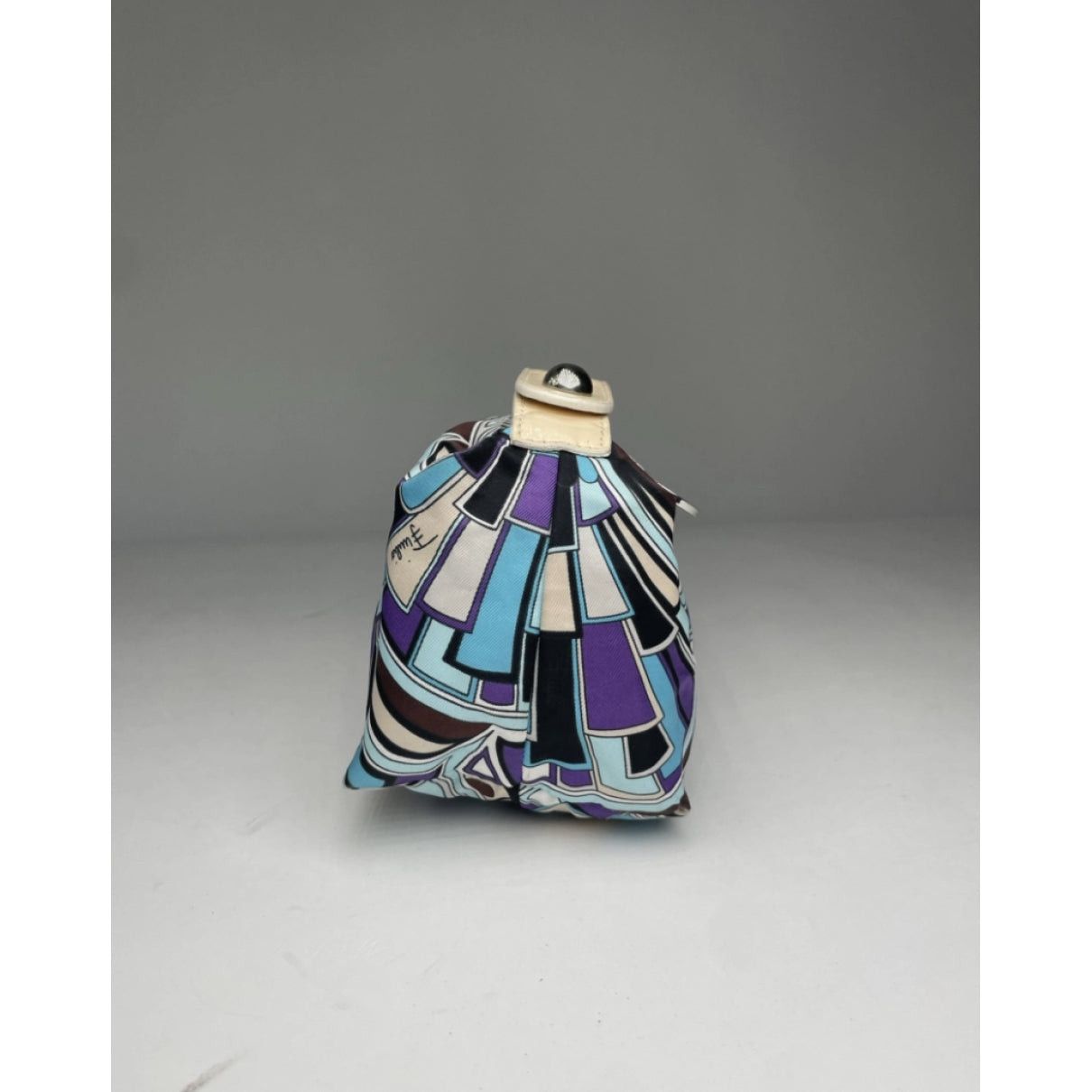 Emilio Pucci Blue Cotton Handbag Size ONE SIZE - 3 Thumbnail