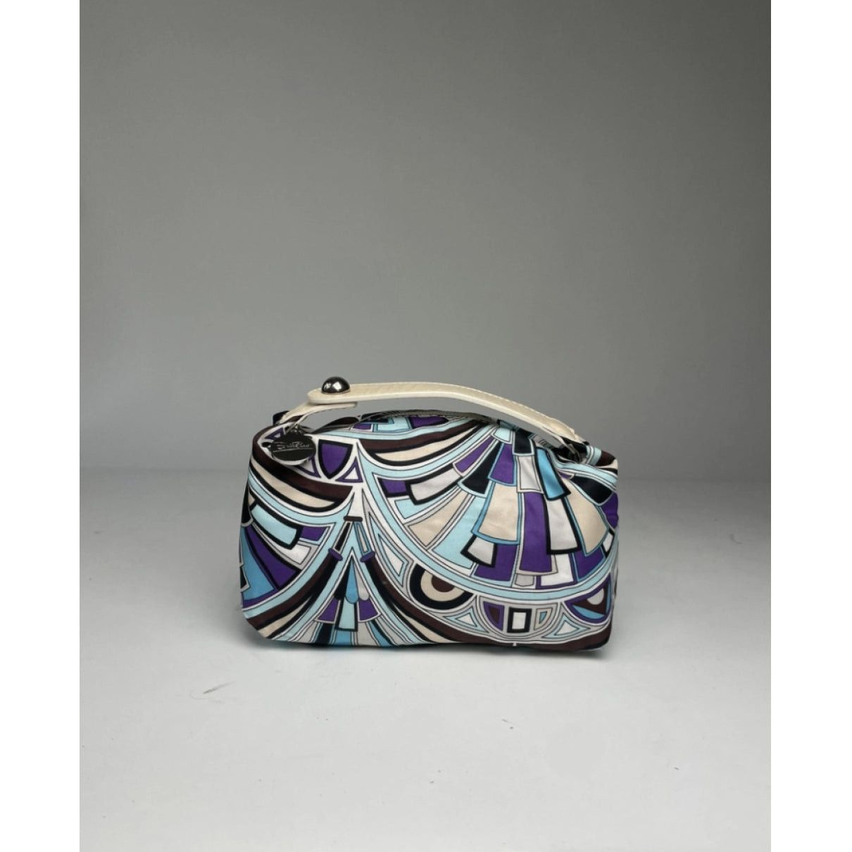 Emilio Pucci Blue Cotton Handbag Size ONE SIZE - 4 Thumbnail