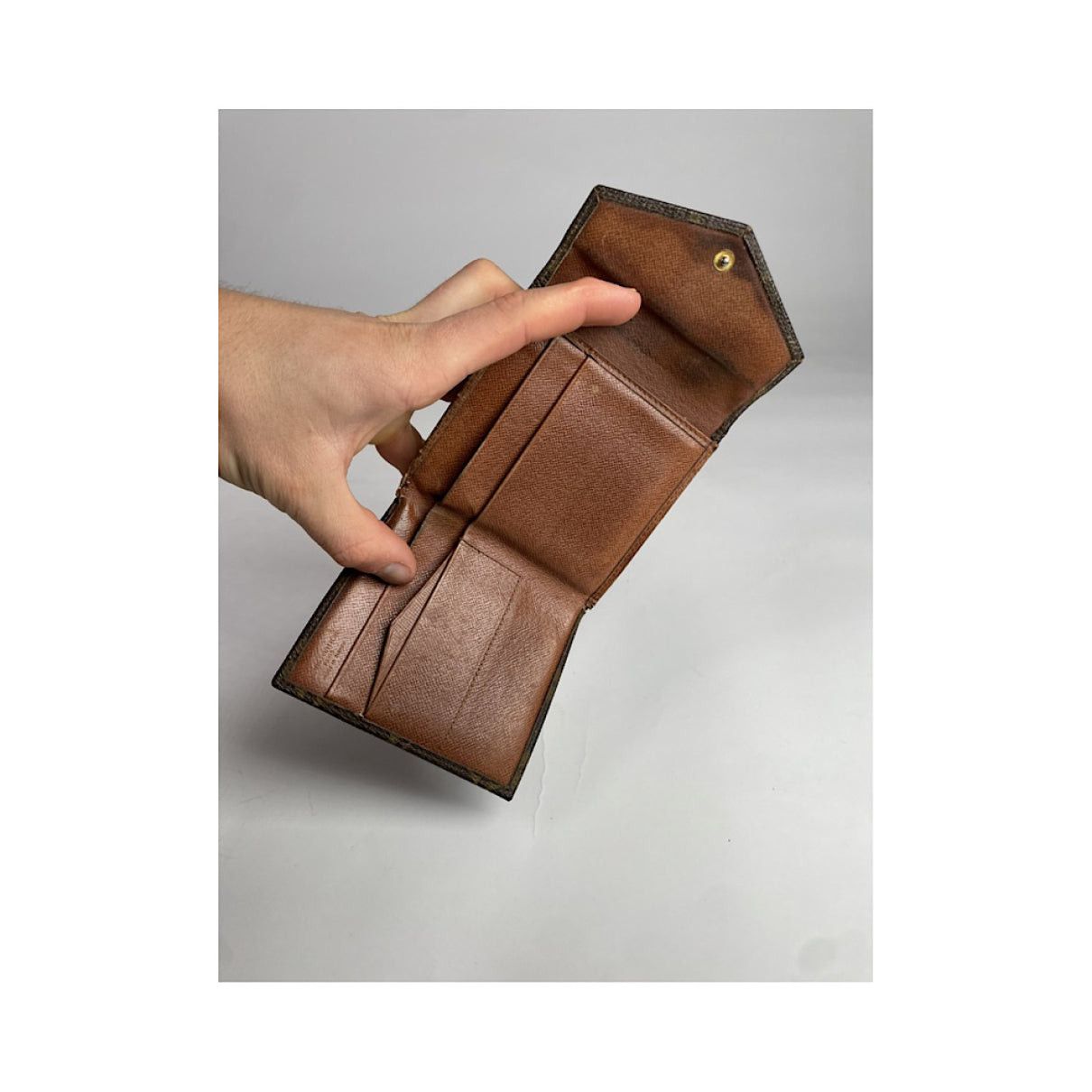 Louis Vuitton Joséphine Brown Leather Wallet Size ONE SIZE - 4 Thumbnail
