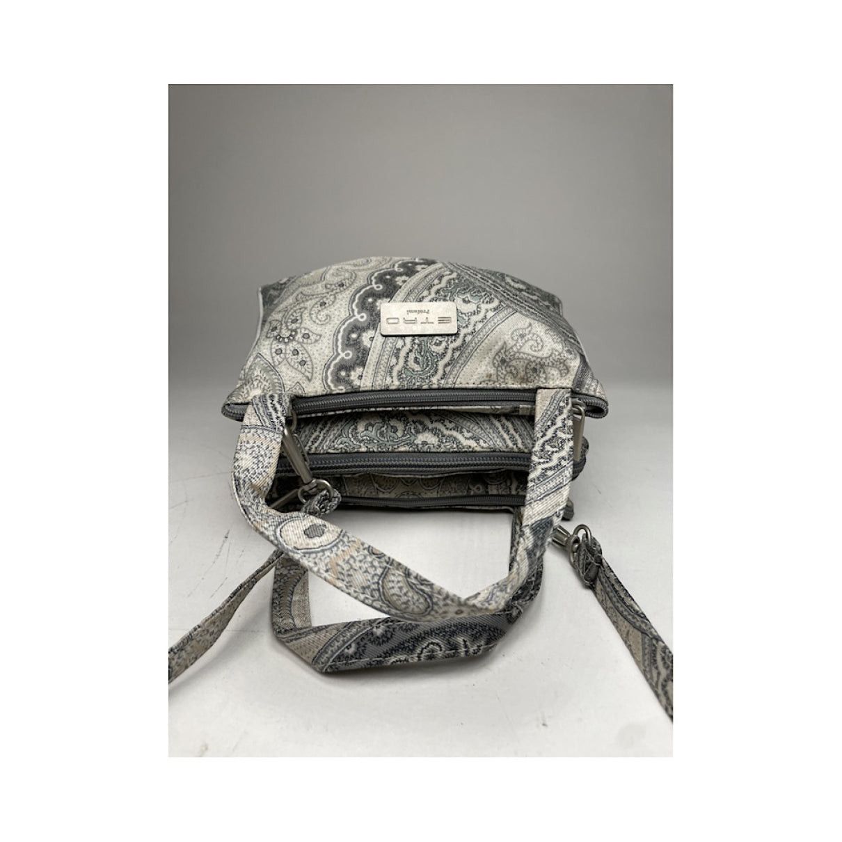 Etro Silver Polyester Handbag Size ONE SIZE - 2 Thumbnail