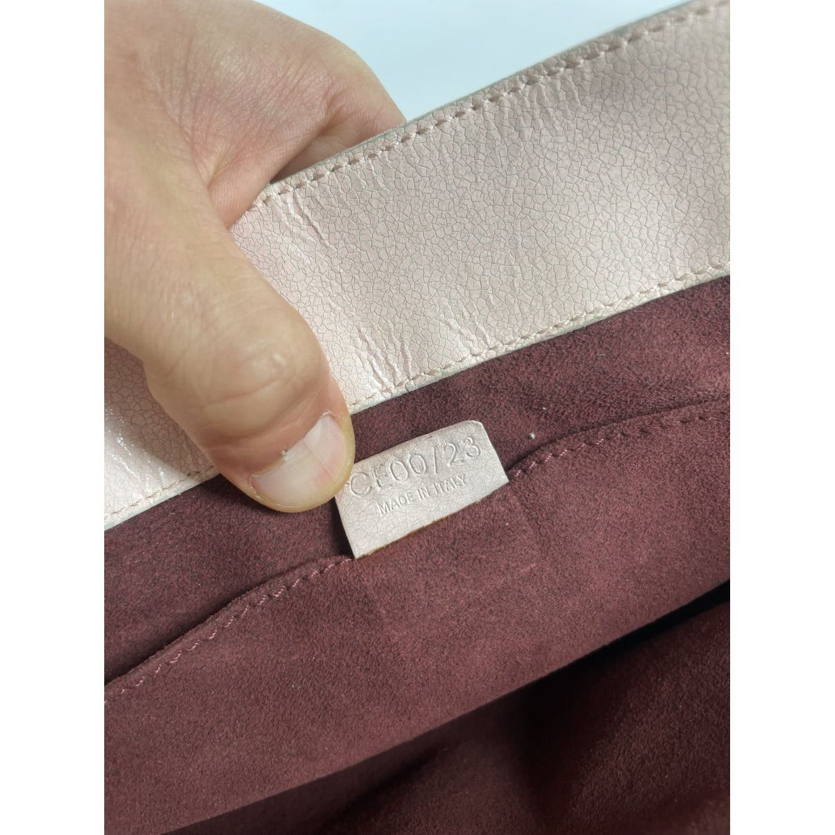 Celine Pink Leather Handbag Size ONE SIZE - 3 Thumbnail