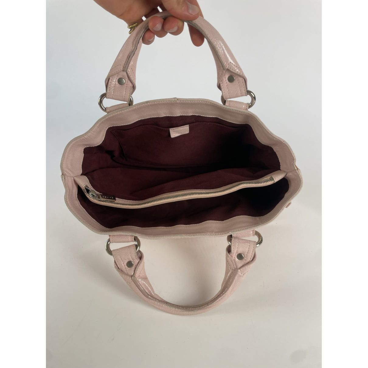 Celine Pink Leather Handbag Size ONE SIZE - 2 Thumbnail
