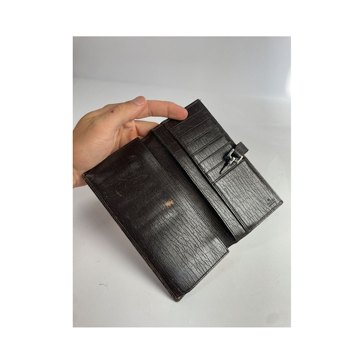 Gucci Jackie Vintage Beige Leather Wallet Size ONE SIZE - 4 Thumbnail