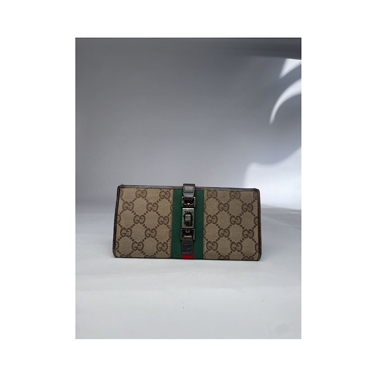 Gucci Jackie Vintage Beige Leather Wallet Size ONE SIZE - 2 Thumbnail