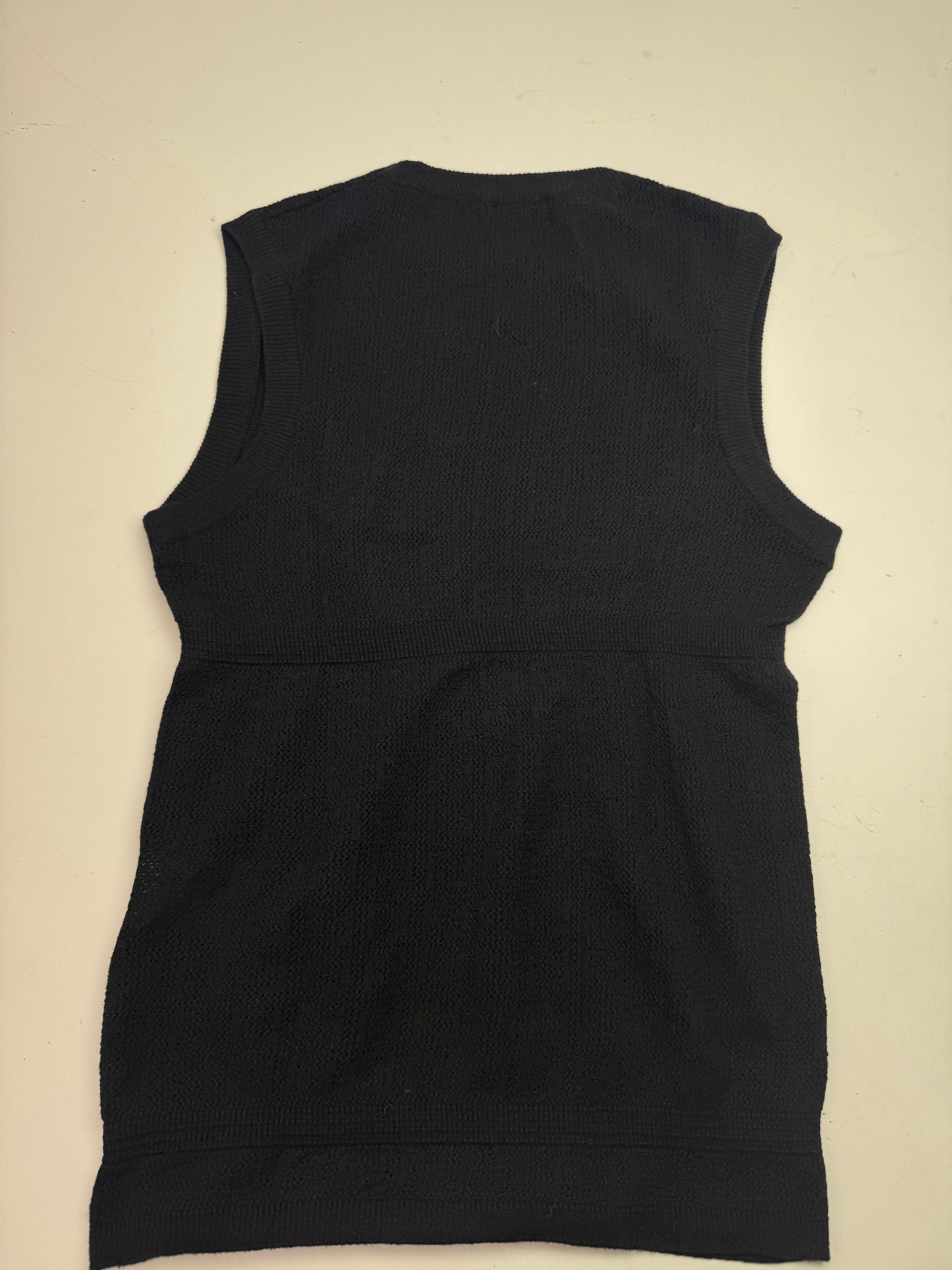Fendi Vintage Monogram wool Dress Black 38/M Size M / US 6-8 / IT 42-44 - 8 Thumbnail
