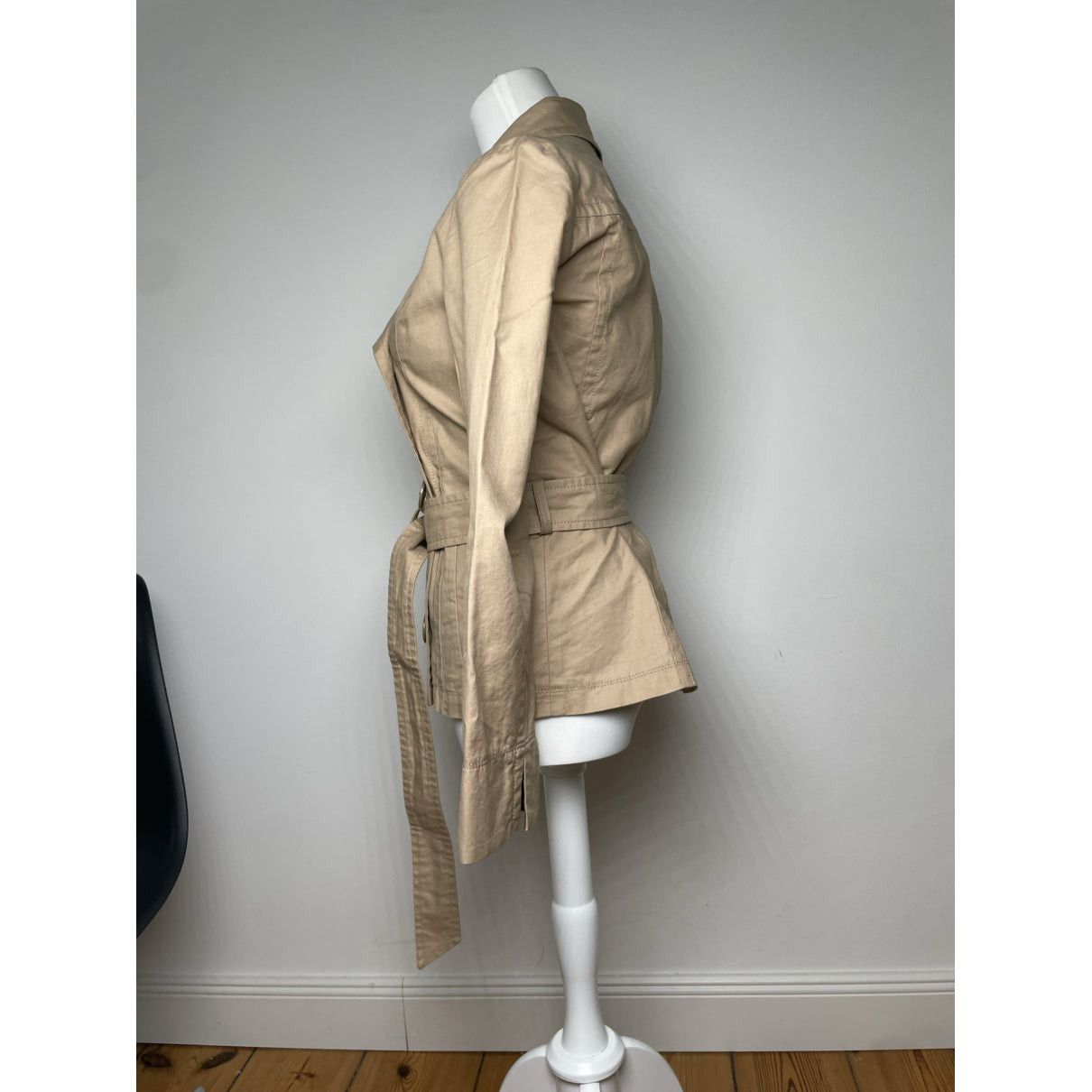 Burberry Kensington Beige Cotton Trench Coat Size M / US 6-8 / IT 42-44 - 3 Thumbnail