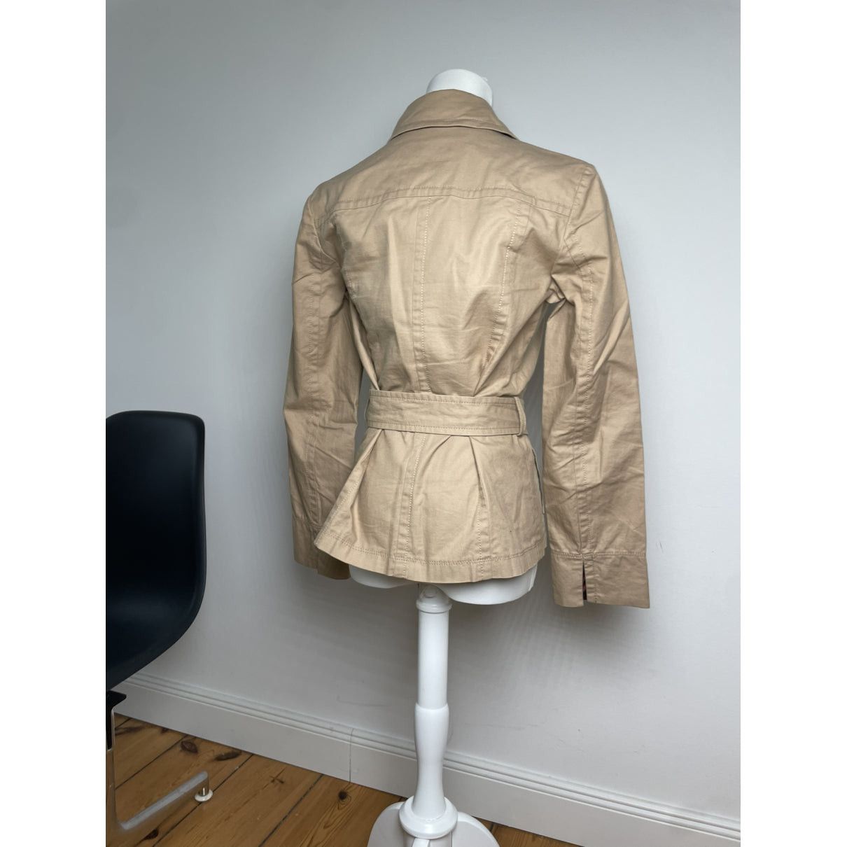 Burberry Kensington Beige Cotton Trench Coat Size M / US 6-8 / IT 42-44 - 4 Thumbnail