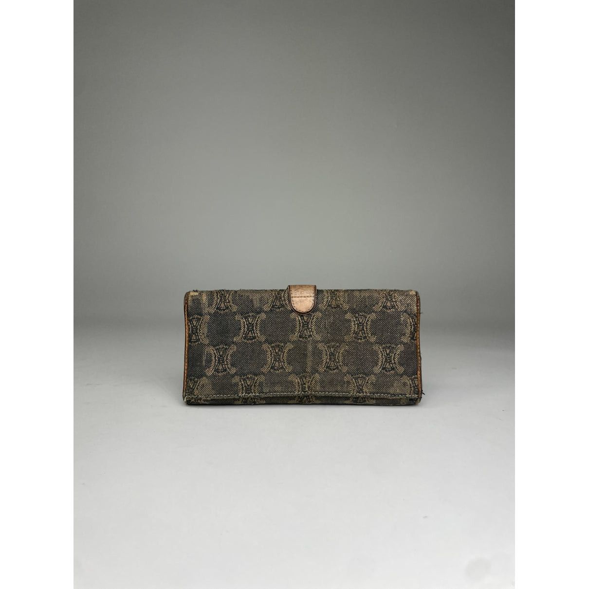 Celine Triomphe Blue Denim - Jeans Wallet Size ONE SIZE - 2 Thumbnail