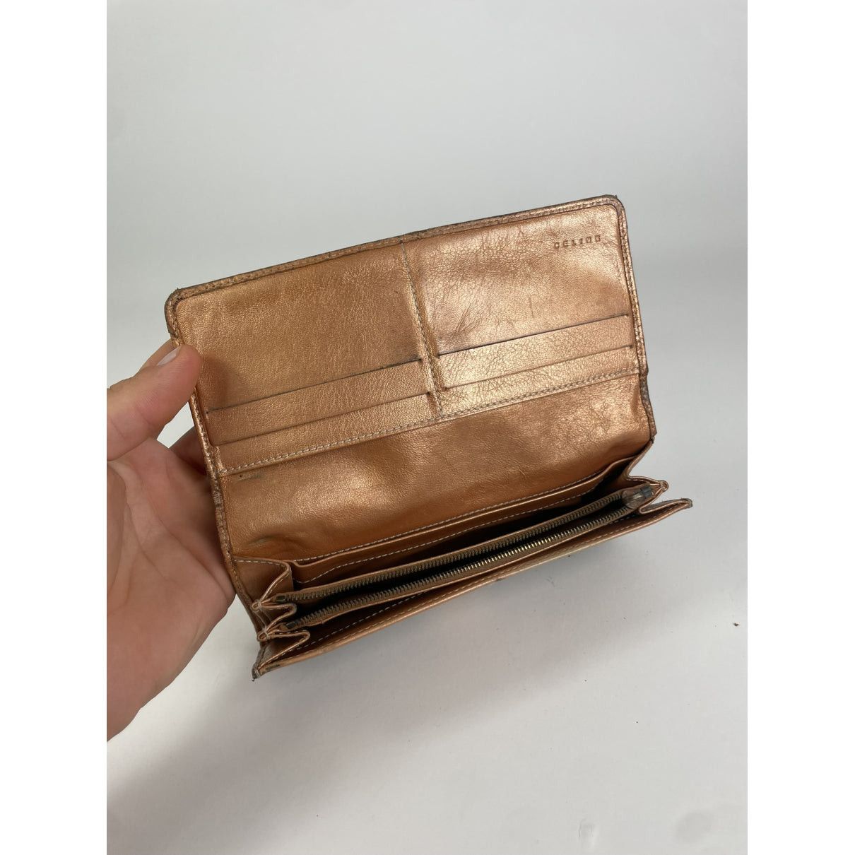 Celine Triomphe Blue Denim - Jeans Wallet Size ONE SIZE - 3 Thumbnail