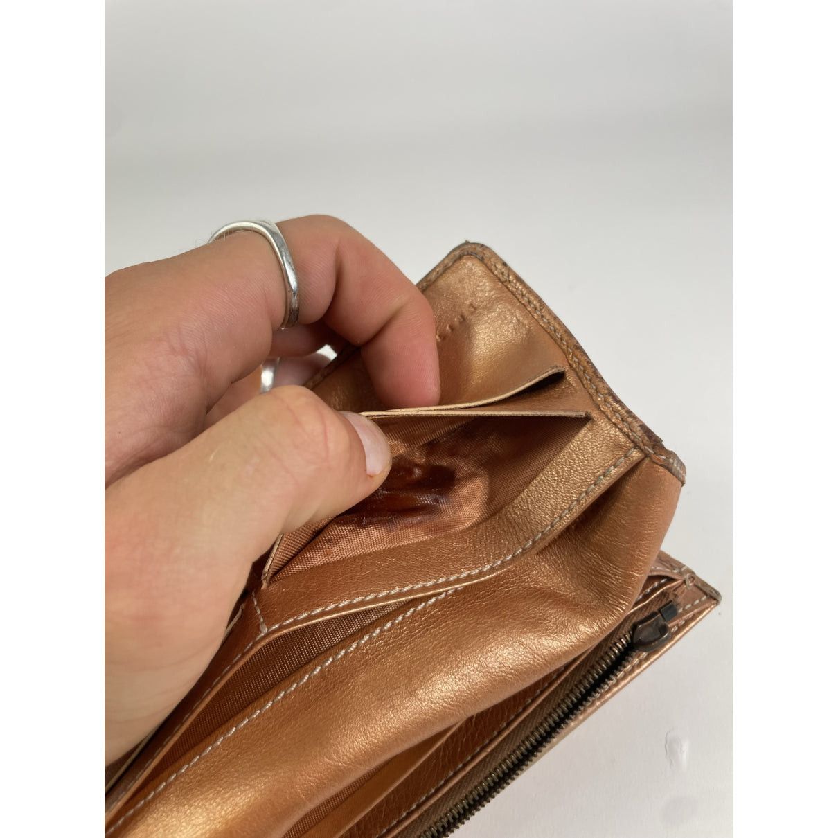 Celine Triomphe Blue Denim - Jeans Wallet Size ONE SIZE - 5 Thumbnail