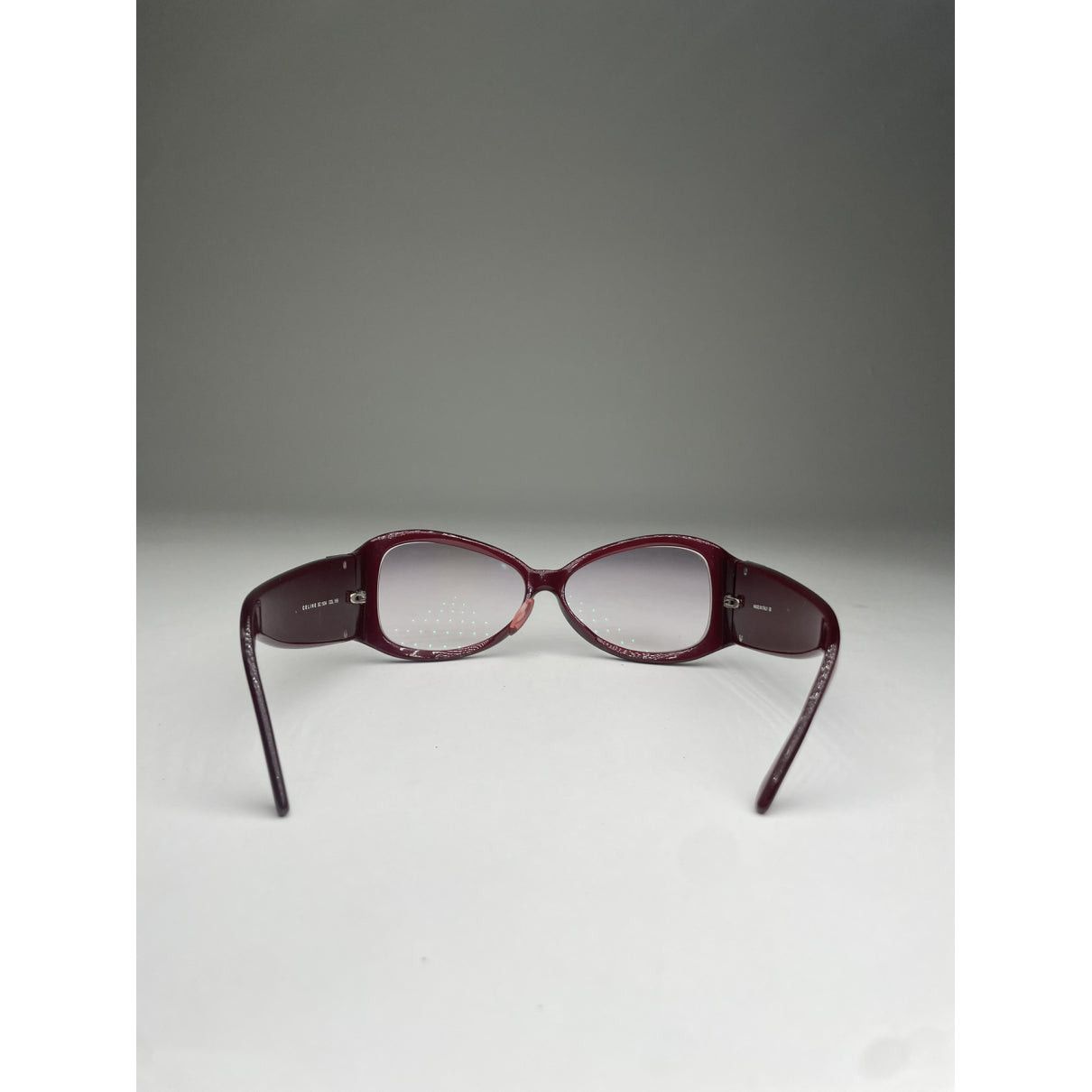 Celine Purple Plastic Sunglasses Size ONE SIZE - 4 Thumbnail