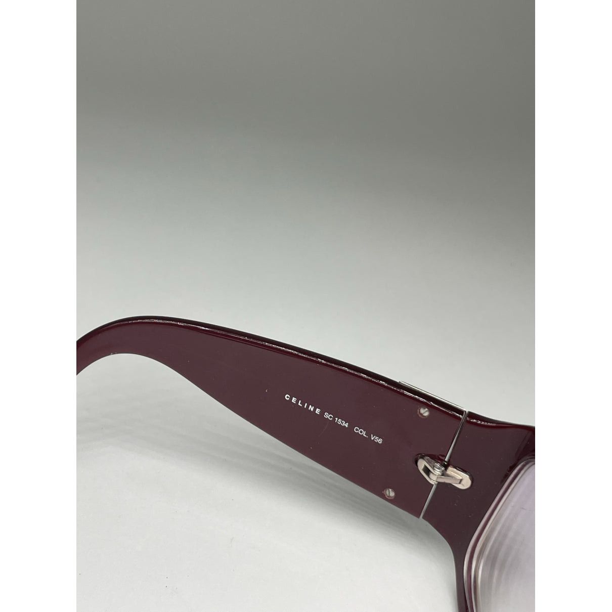 Celine Purple Plastic Sunglasses Size ONE SIZE - 2 Thumbnail