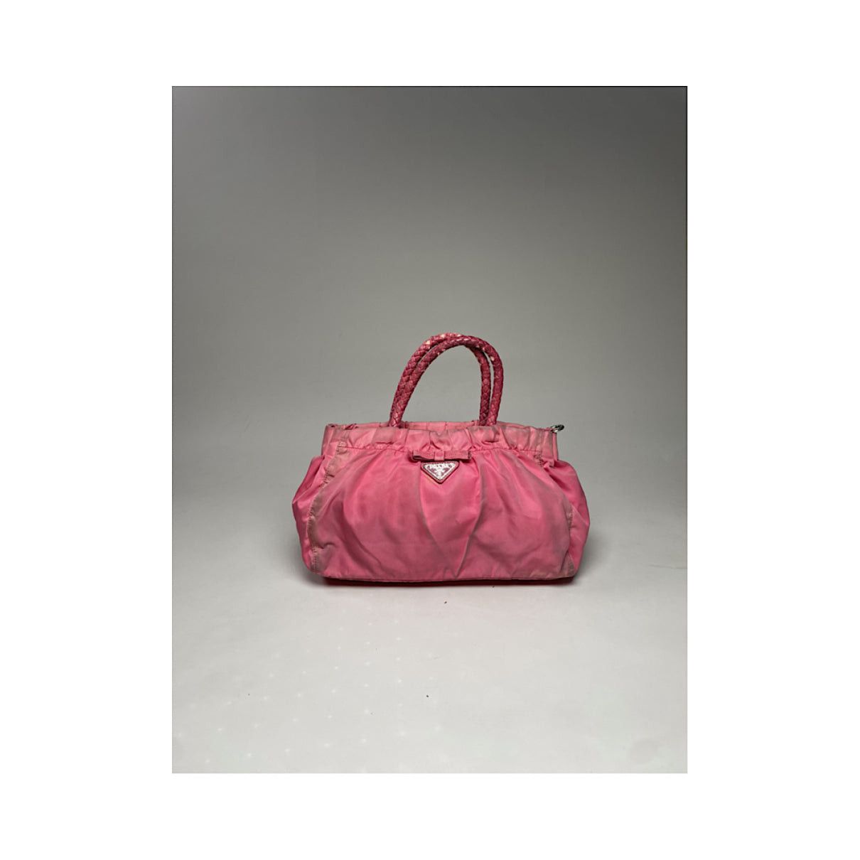 Prada Pink Polyester Handbag Size ONE SIZE - 3 Thumbnail