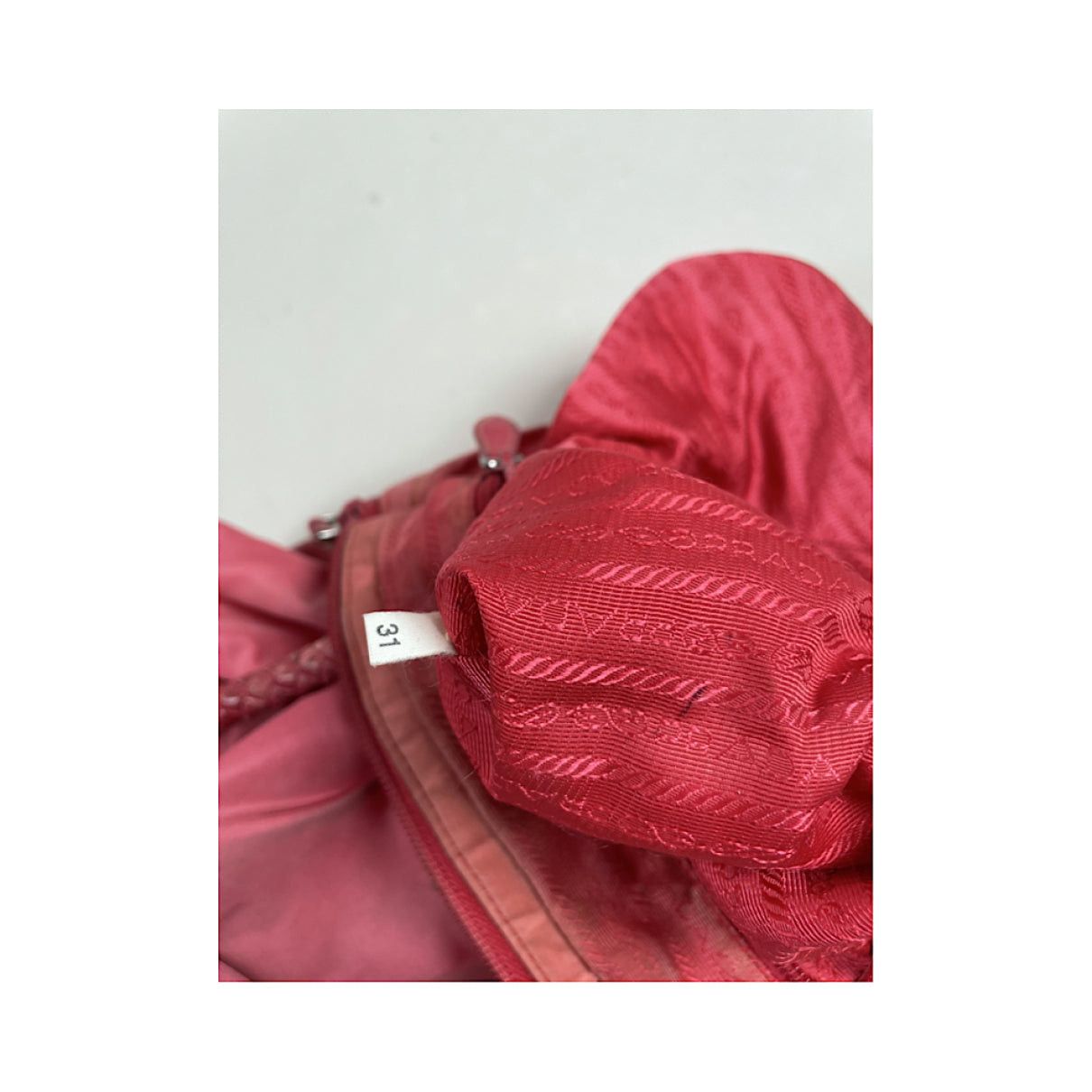 Prada Pink Polyester Handbag Size ONE SIZE - 5 Thumbnail
