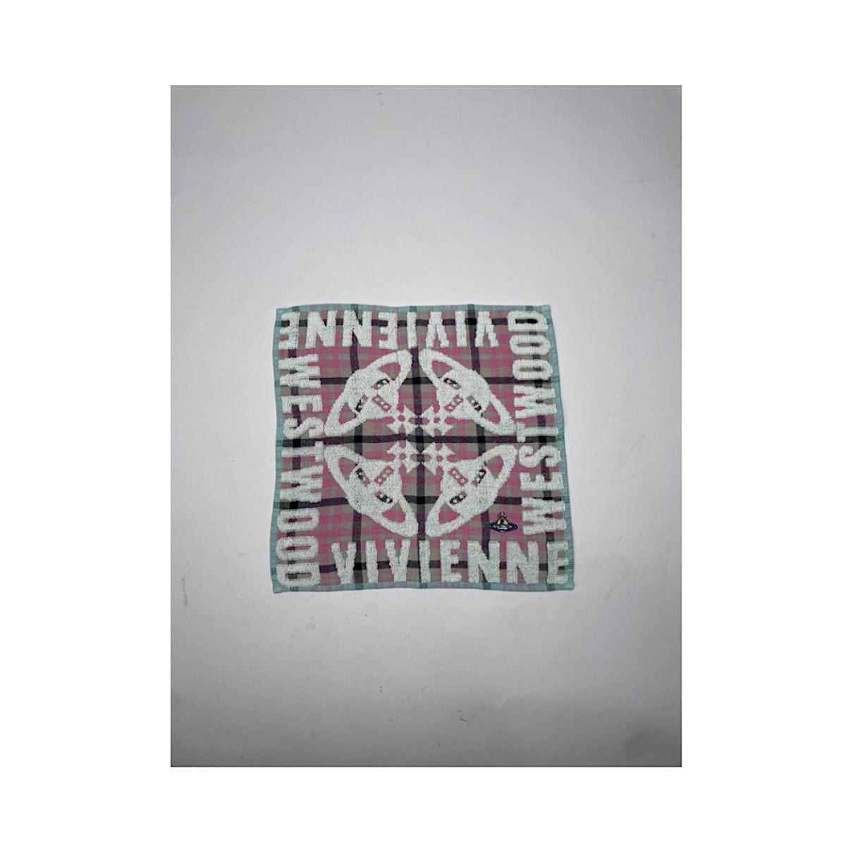 Vivienne Westwood Pink Silk Scarf Size ONE SIZE - 2 Thumbnail