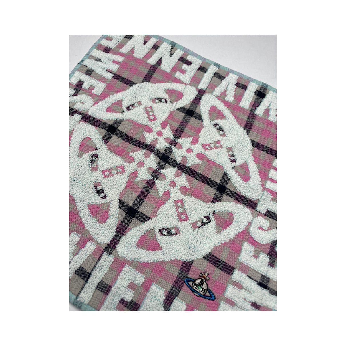 Vivienne Westwood Pink Silk Scarf Size ONE SIZE - 4 Thumbnail