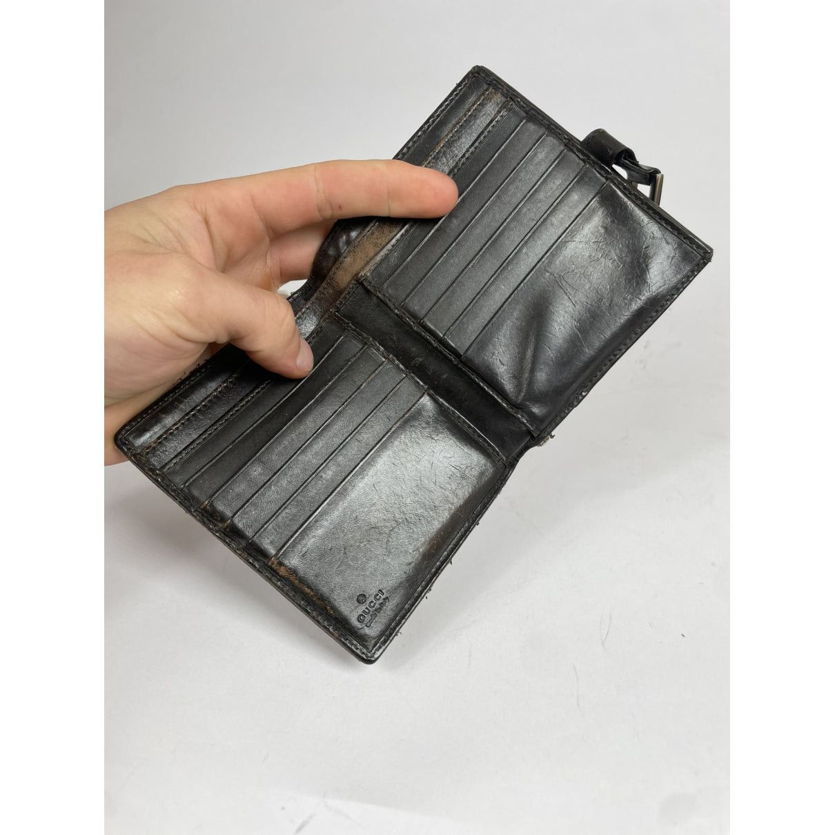 Gucci Jackie Vintage Beige Cotton Wallet Size ONE SIZE - 5 Thumbnail