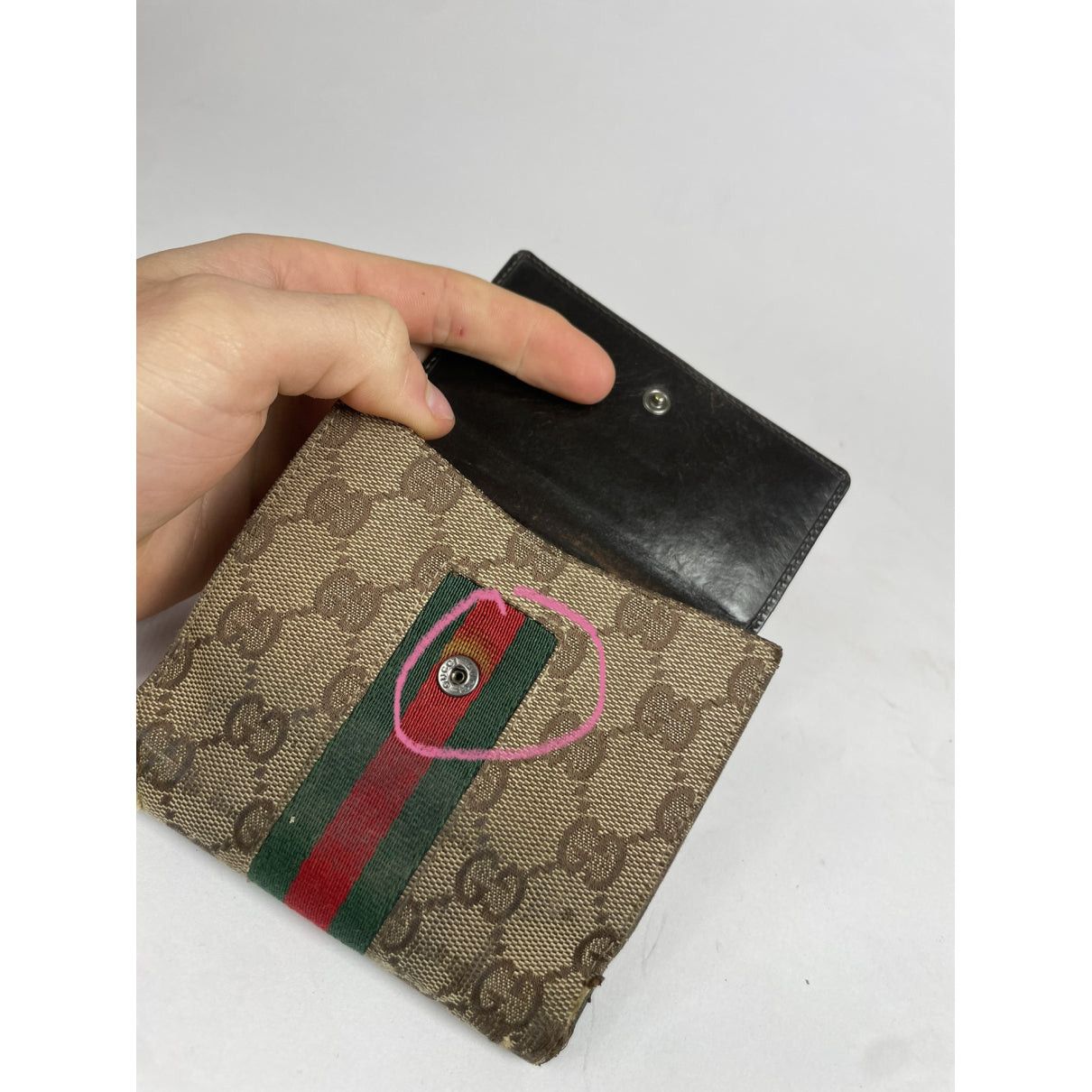 Gucci Jackie Vintage Beige Cotton Wallet Size ONE SIZE - 3 Thumbnail