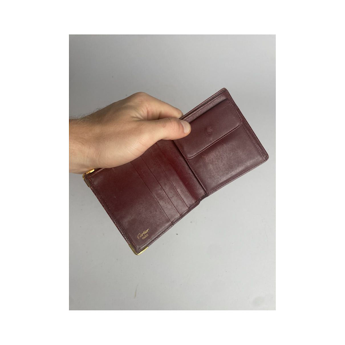 Cartier Burgundy Patent Leather Purse Size ONE SIZE - 4 Thumbnail