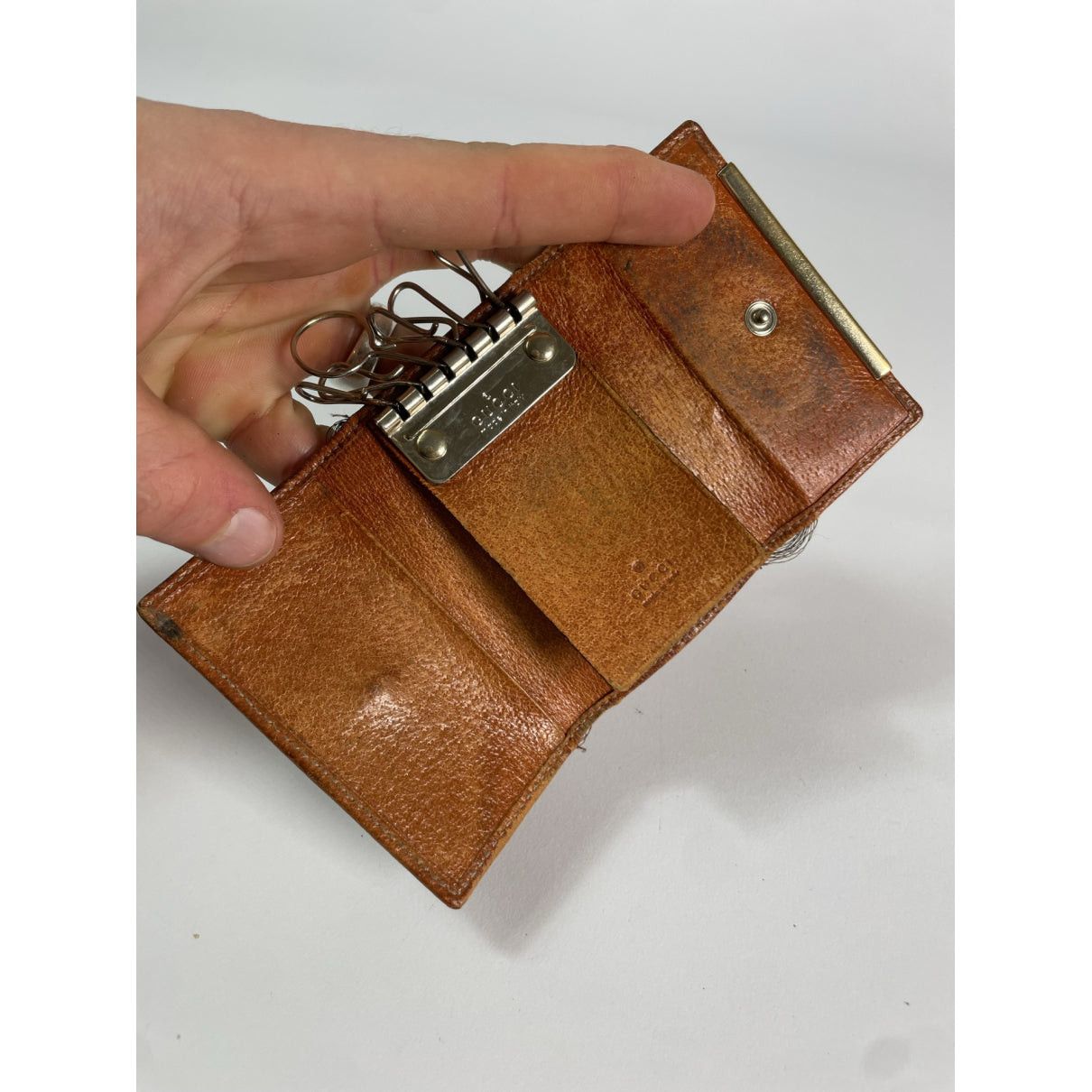 Gucci GG Blooms Brown Leather Purse Size ONE SIZE - 4 Thumbnail