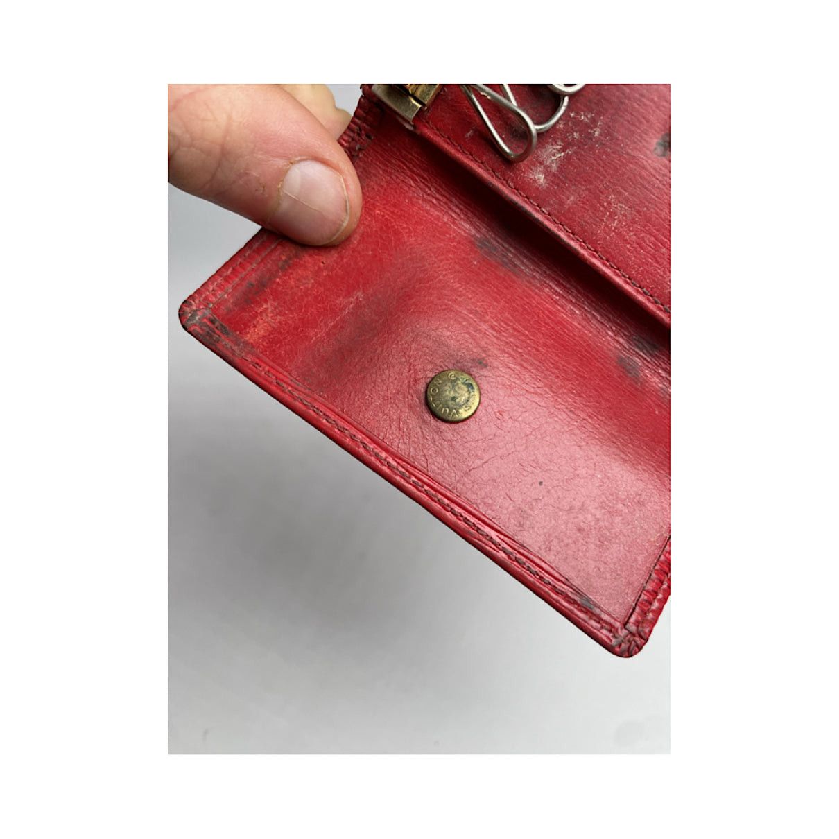 Louis Vuitton Dauphine Red Leather Purse Size ONE SIZE - 4 Thumbnail