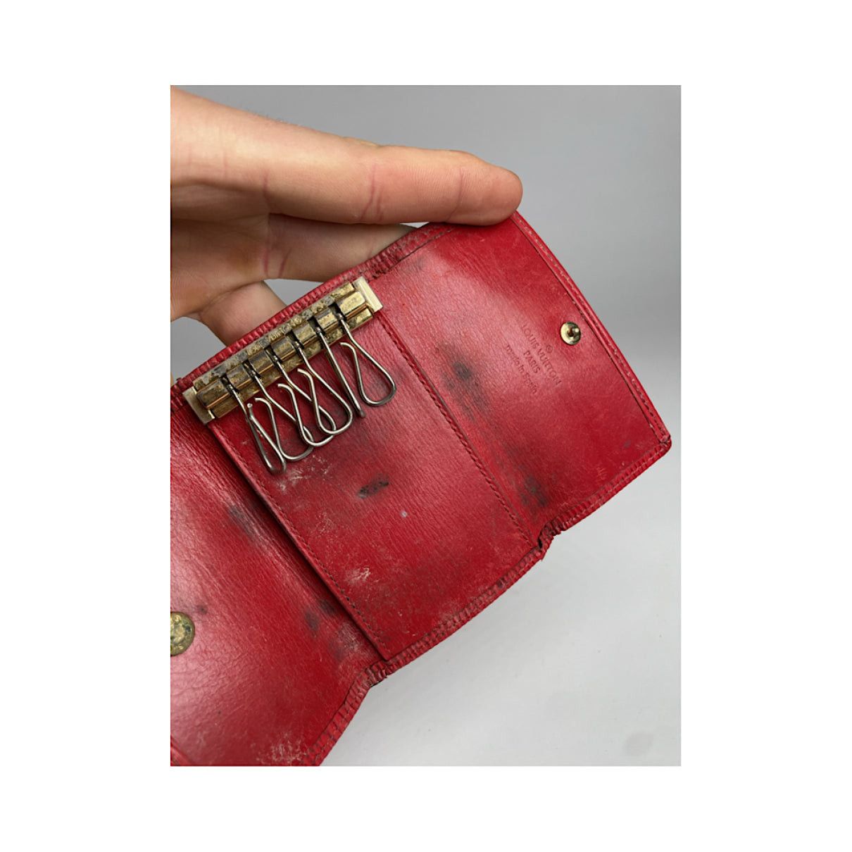 Louis Vuitton Dauphine Red Leather Purse Size ONE SIZE - 3 Thumbnail