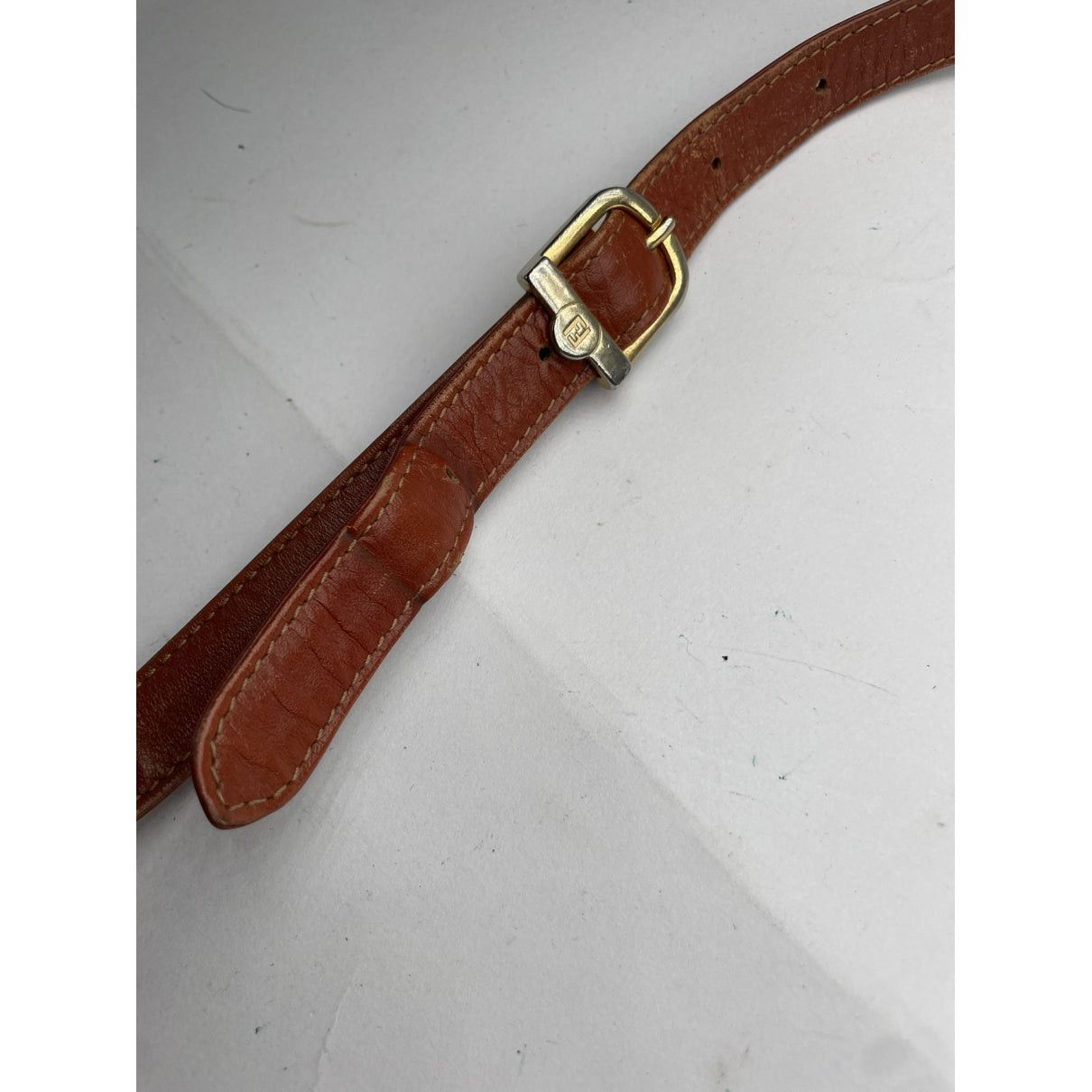 Fendi Baguette Brown Leather Handbag Size ONE SIZE - 3 Thumbnail