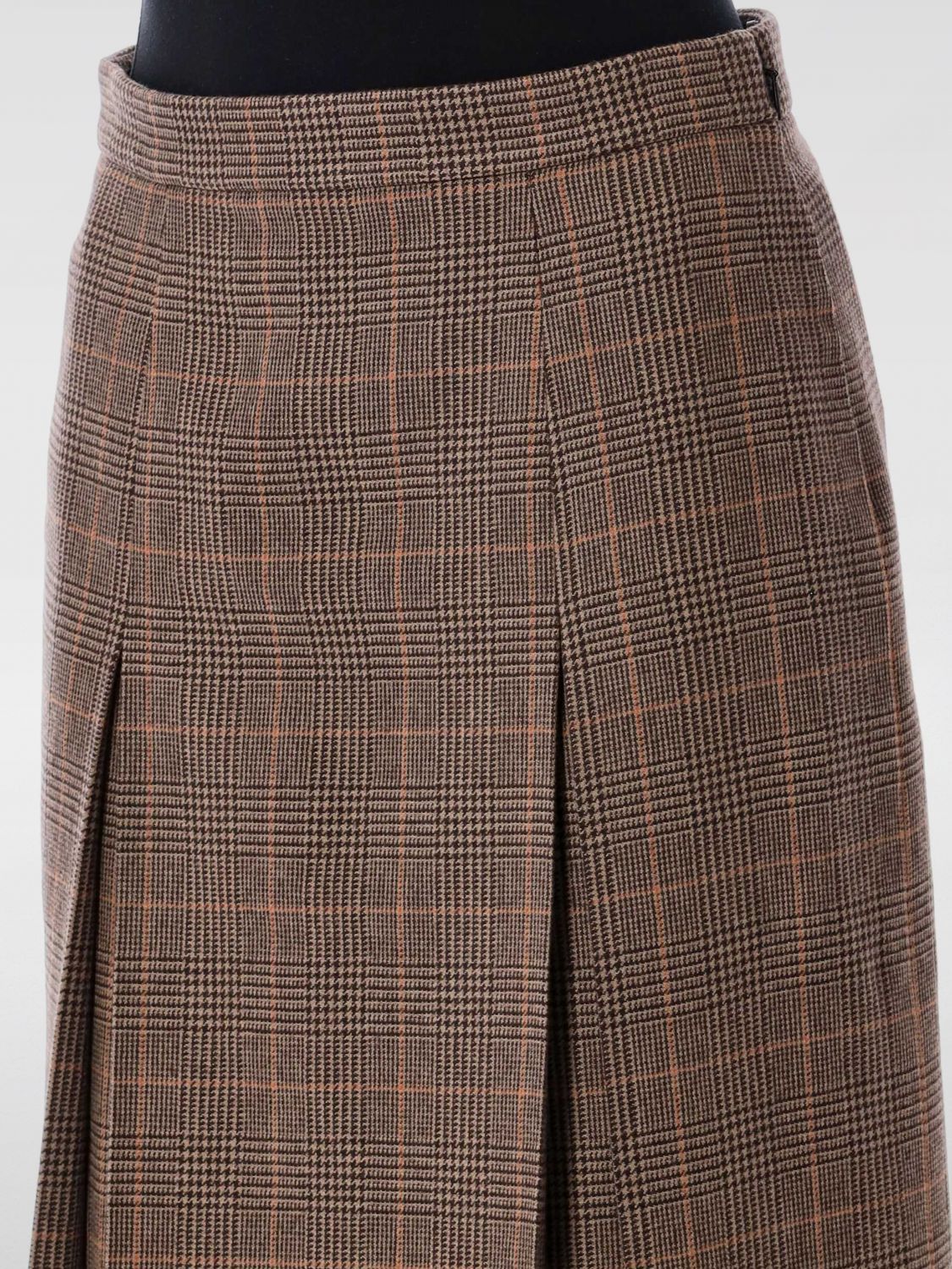 Saint Laurent Paris Saint Laurent Skirt Woman Beige Size 26" / US 2 / IT 38 - 3 Thumbnail
