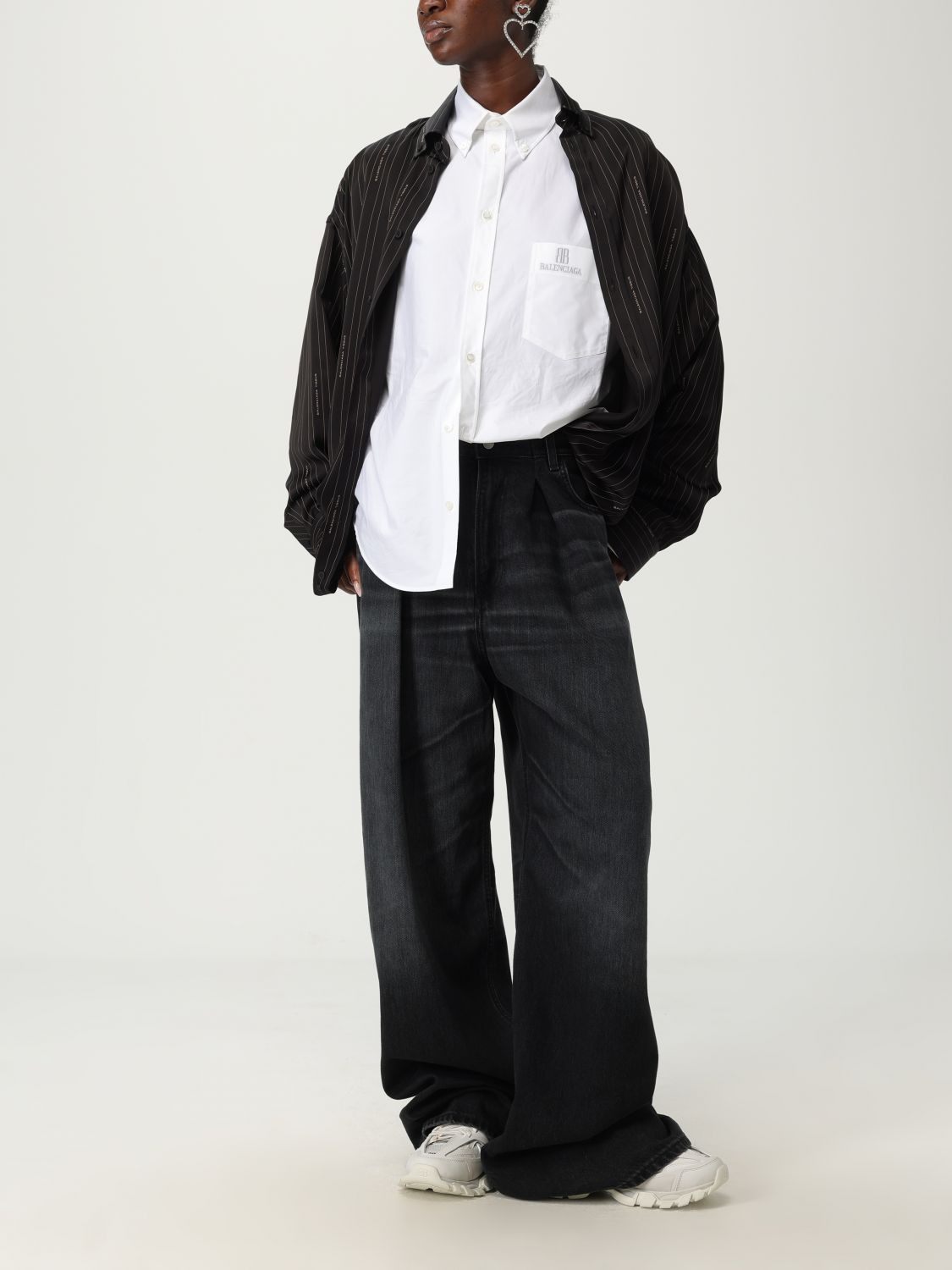 Balenciaga Balenciaga Shirt Woman White Size XS / US 0-2 / IT 36-38 - 2 Thumbnail